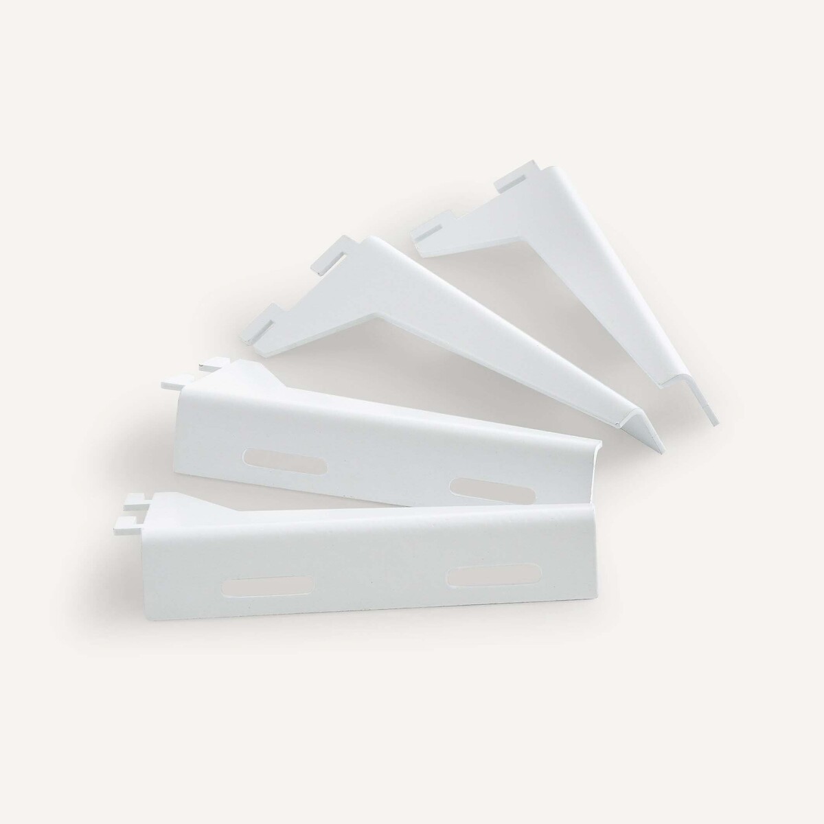 Lot de 4 équerres Archivita blanc, AM.PM