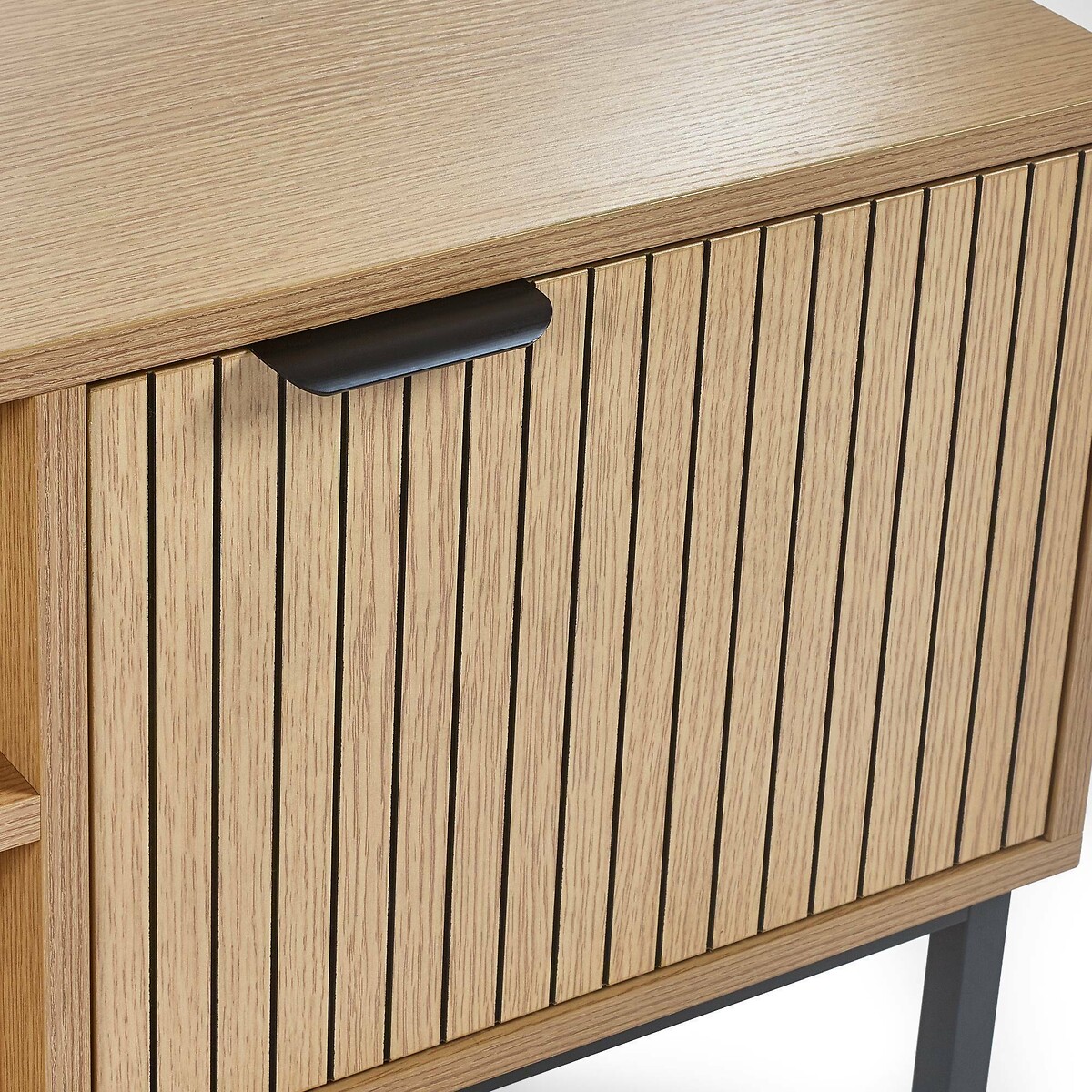 Gia Slatted Oak TV Unit oak, SO'HOME