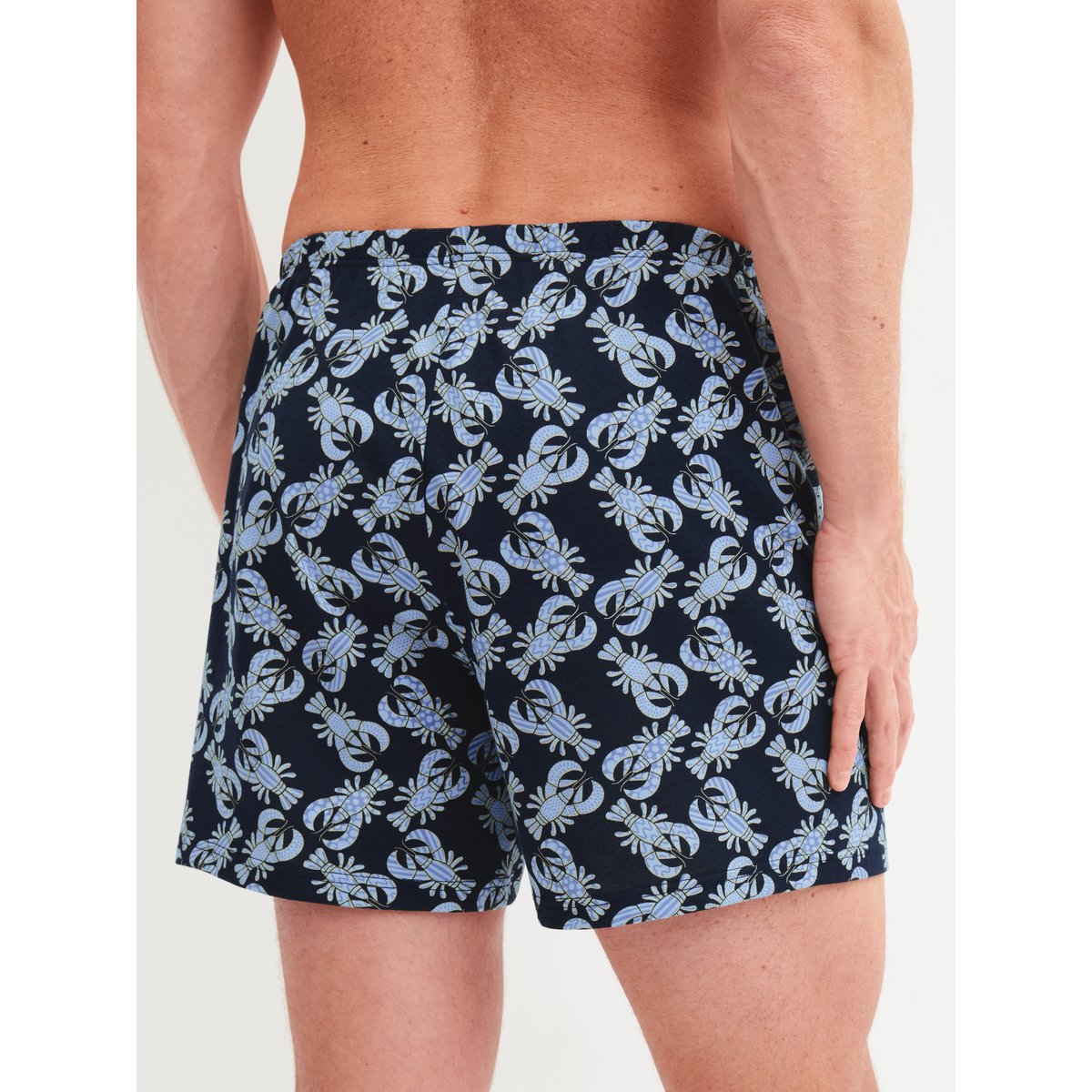 Boxer short Coton PRINTS lapis foncé imprimé, CALIDA