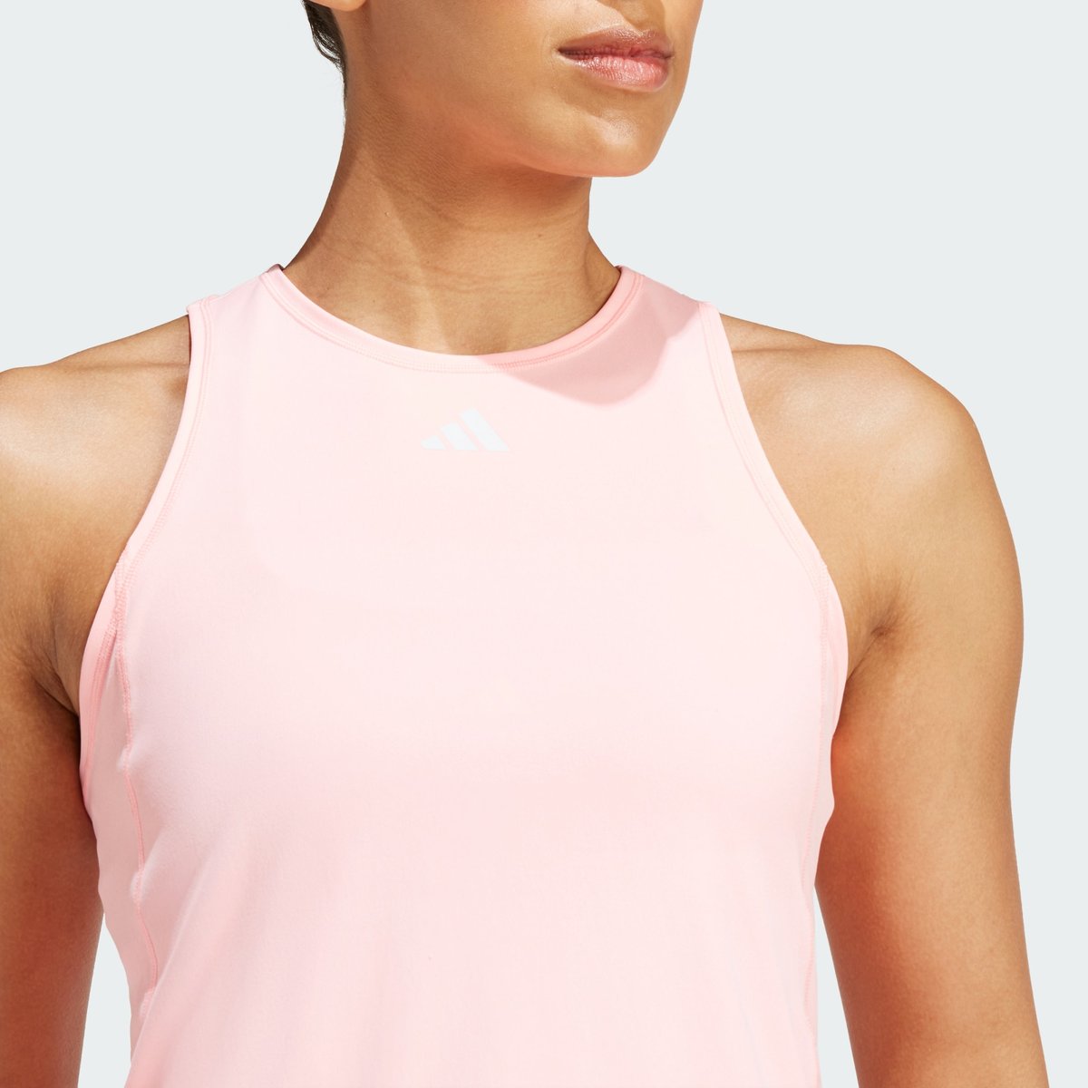 Débardeur de tennis Club pink spark, adidas Performance