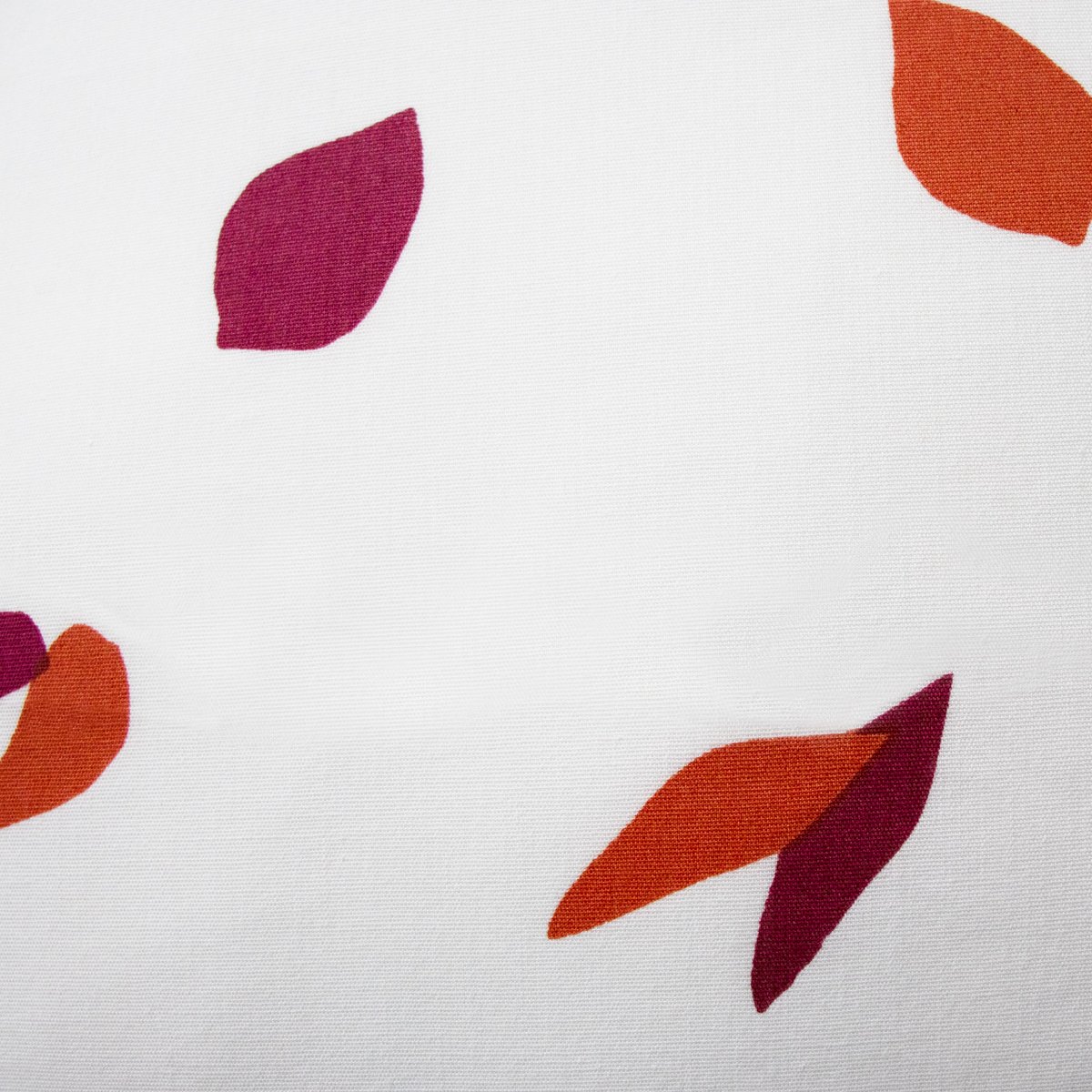 Set de 2 taies d'oreiller imprimées en percale de coton BIO, NARCISSE bleu paon, MATT ET ROSE