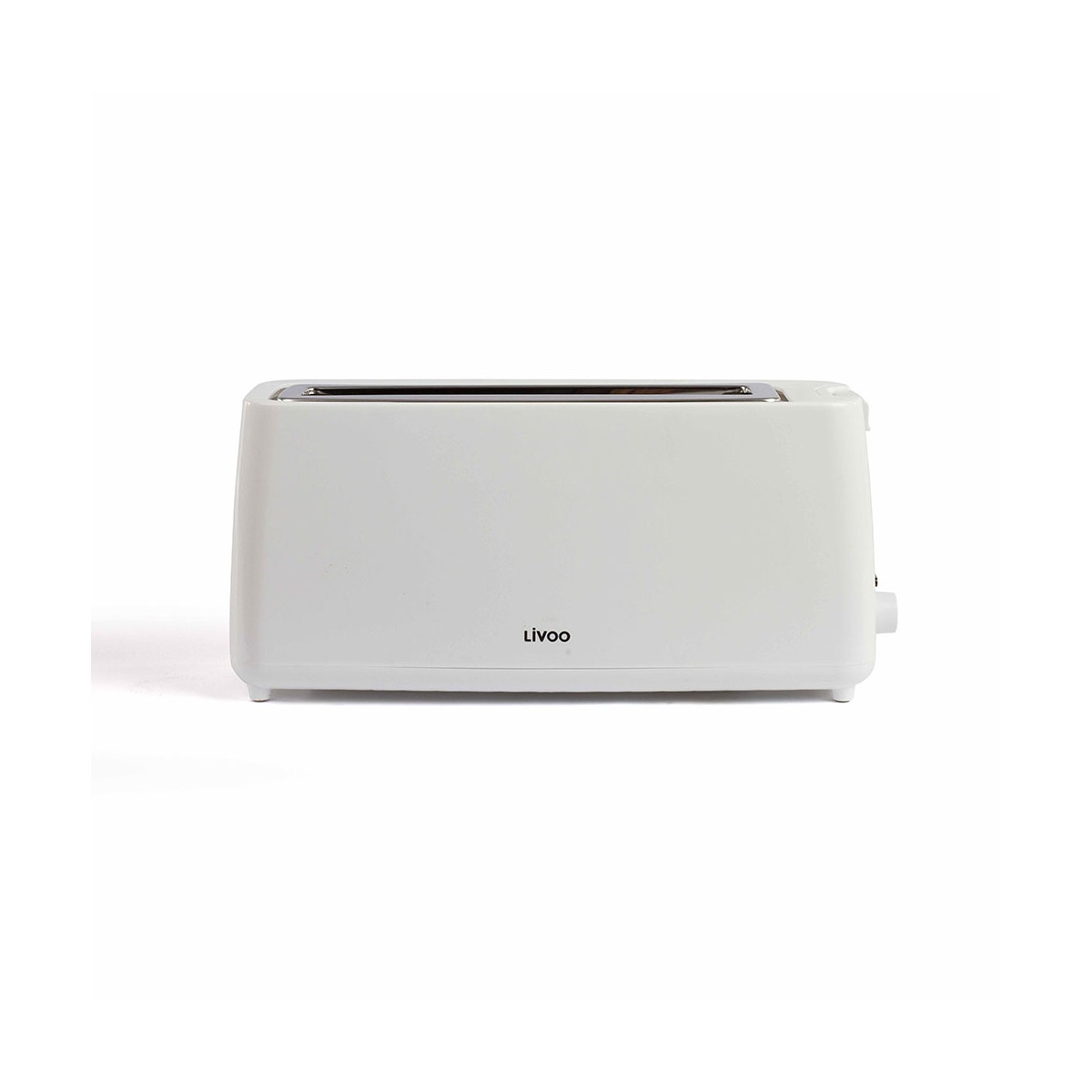 Grille-pain fente longue blanc, LIVOO