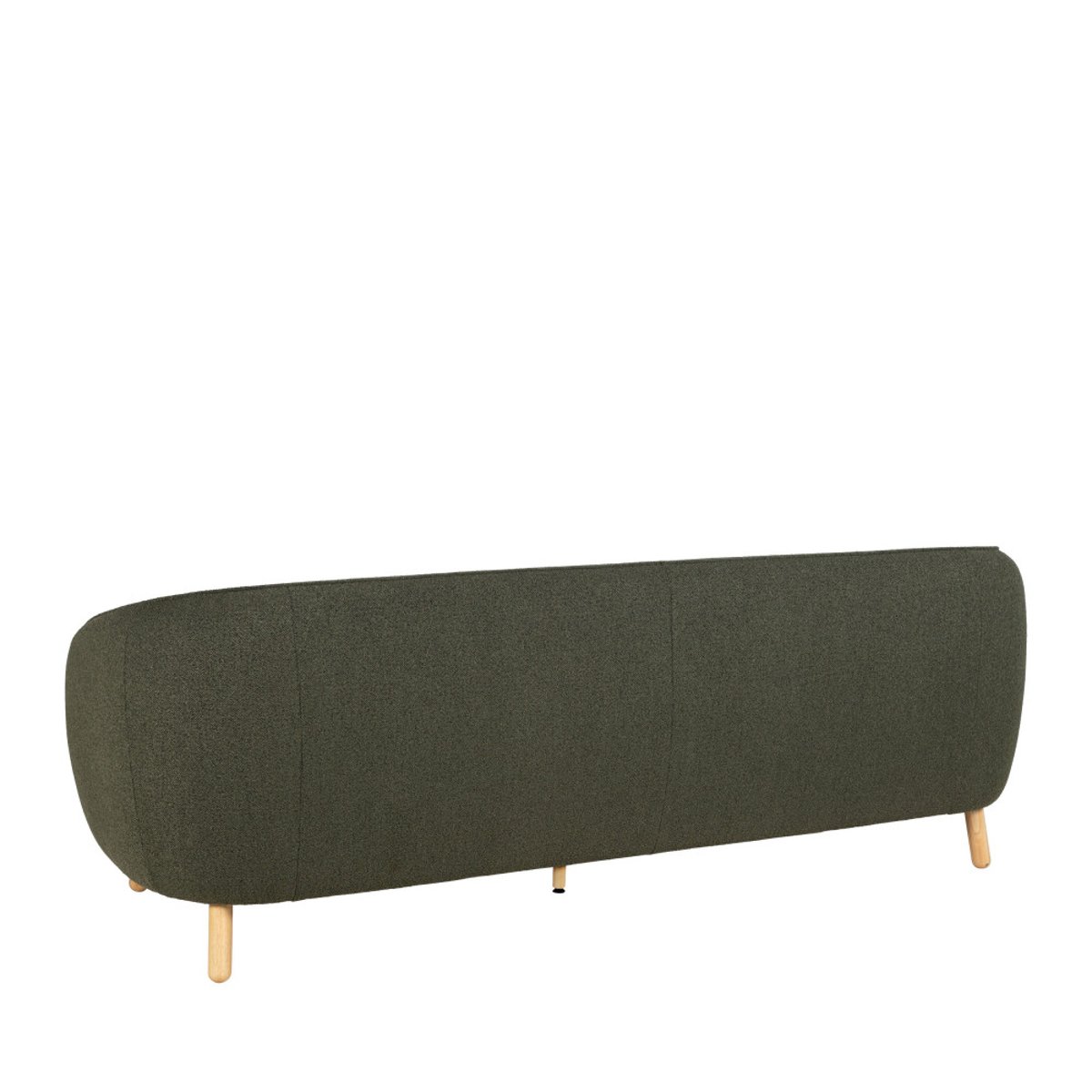 Canapé 3 places en tissu bouclette- SINCLAIR vert, DRAWER