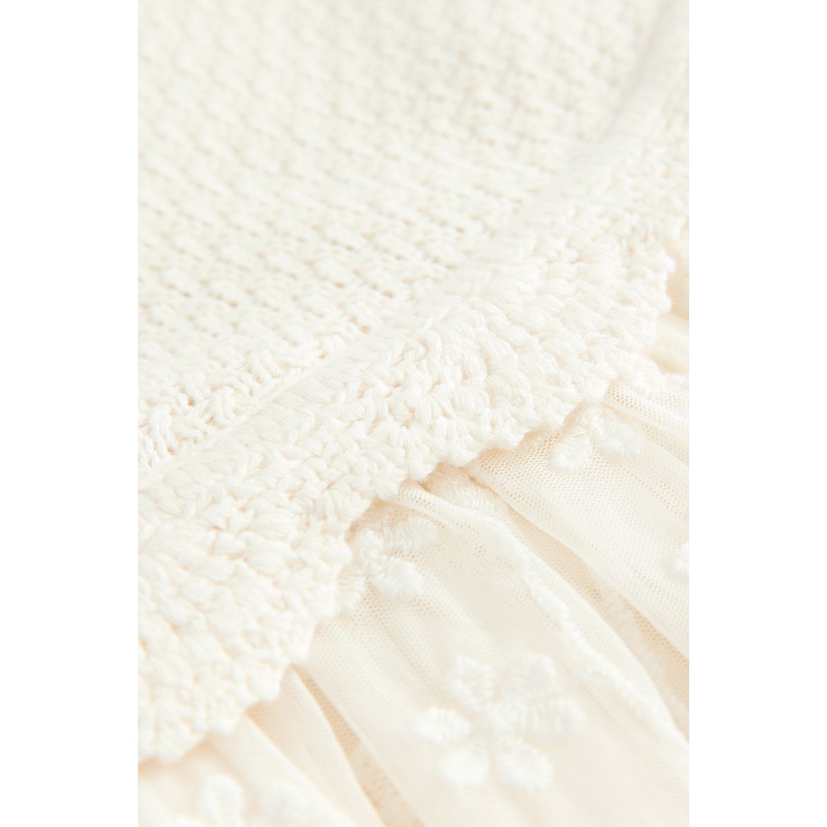 Robe en maille pour grandes occasions blanc écru, NEXT