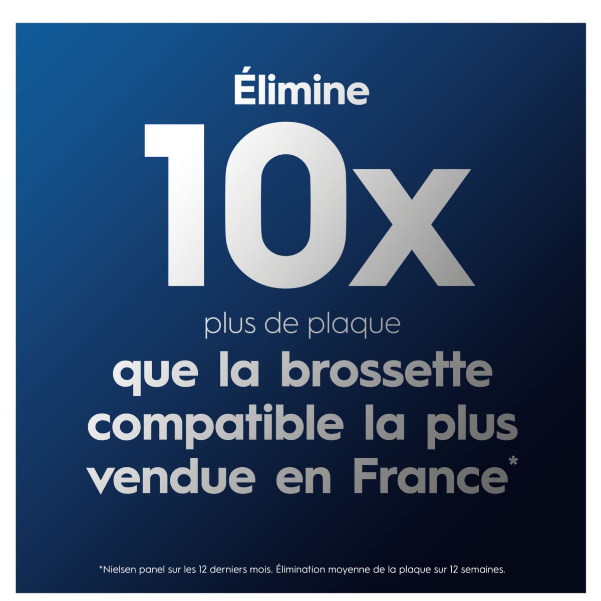 Brossette dentaire Precision Clean X-filaments x10 couleur unique, ORAL B