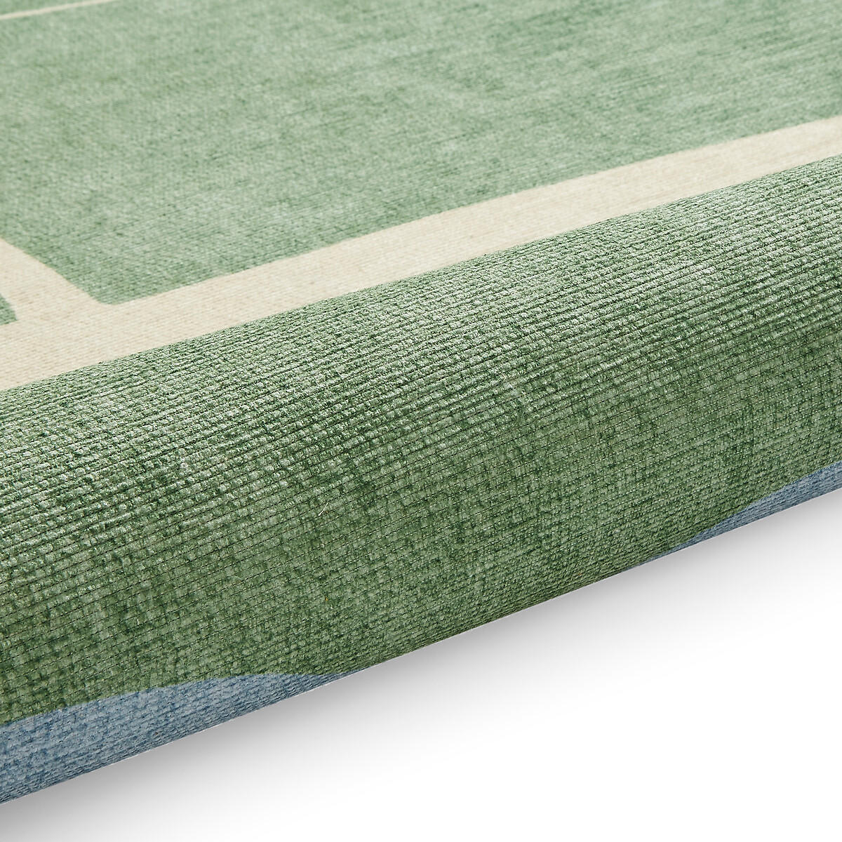 Mr Fox Washable Rug green/white, SCION