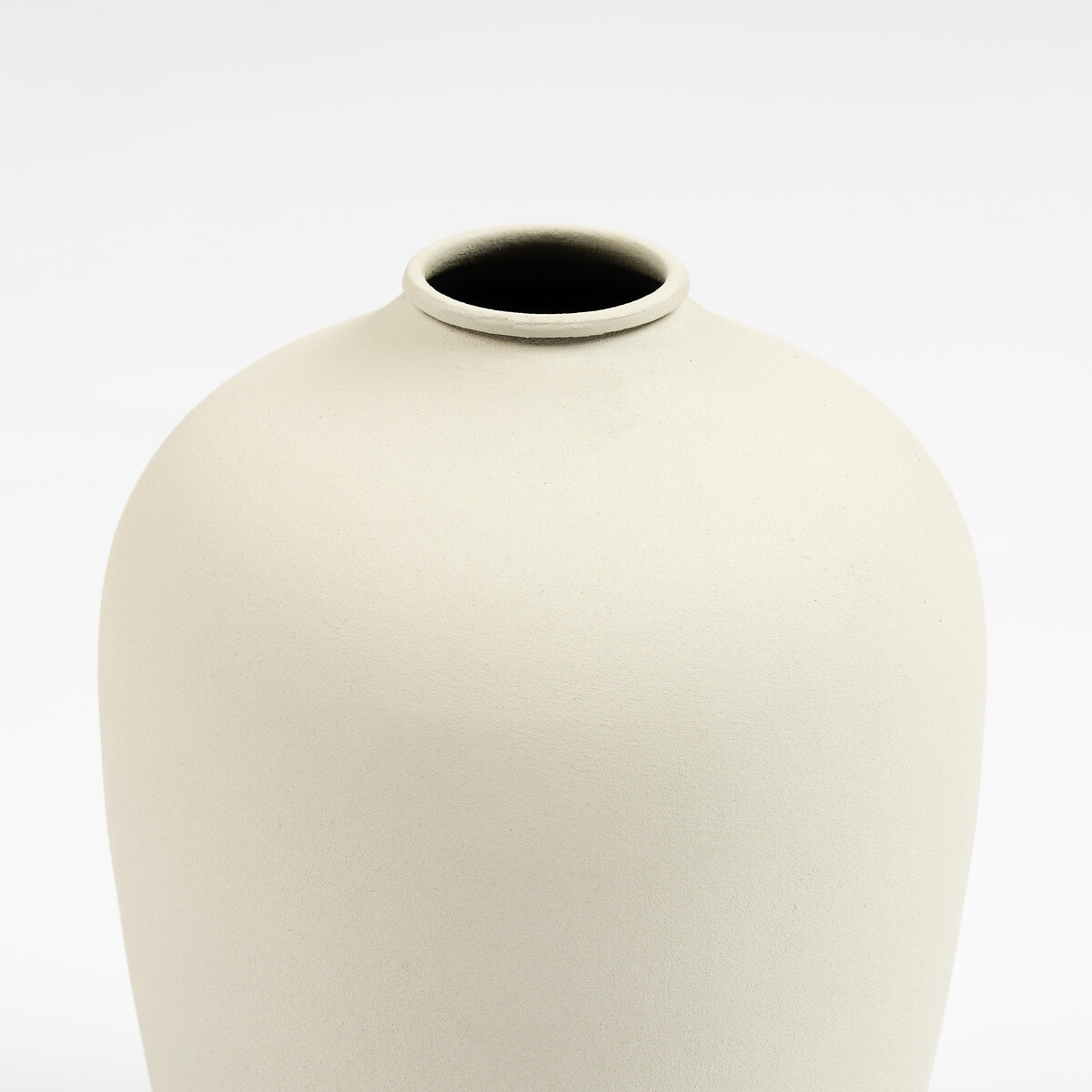 18cm Metal Vase cream, SO'HOME
