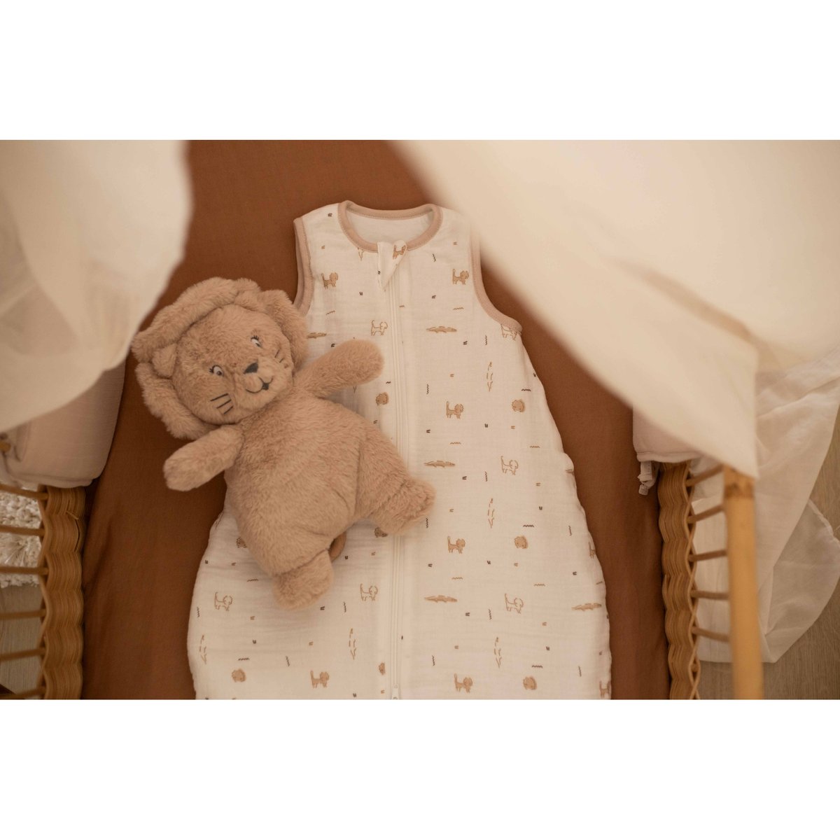 Gigoteuse sans manches beige, TROIS KILOS SEPT