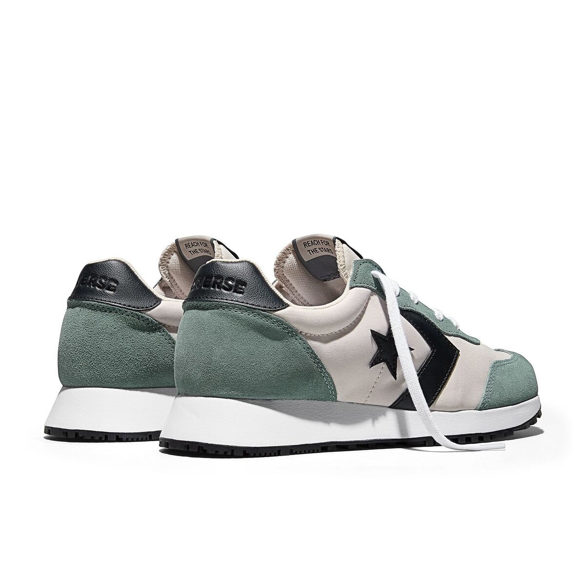 Omega Trainer sportschoenen ecru/grijsgroen, CONVERSE