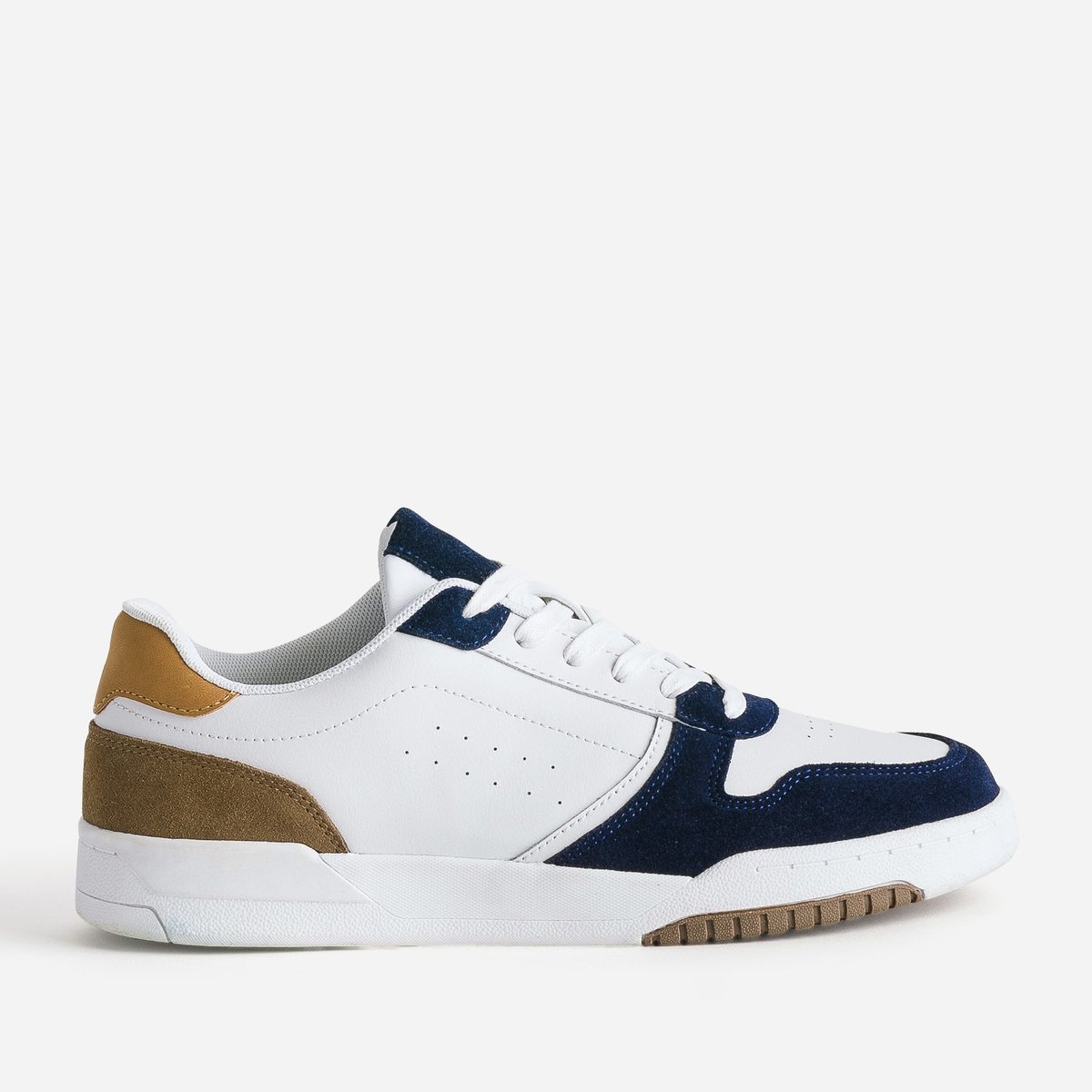 Basket en cuir DANILO blanc, ERAM