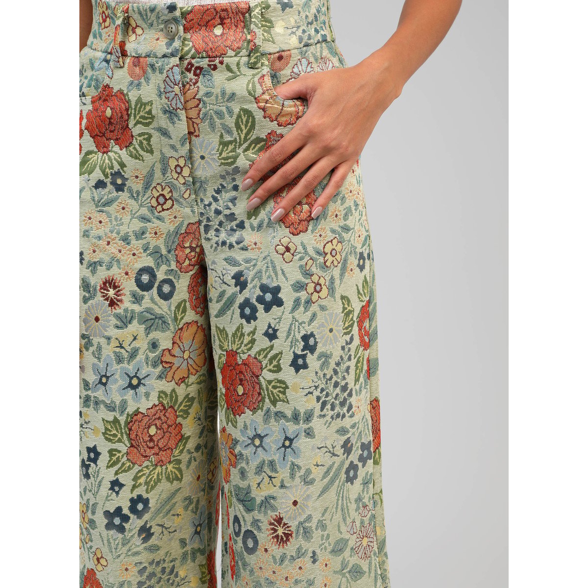 Pantalon PHIONALY tilleul, AN'GE