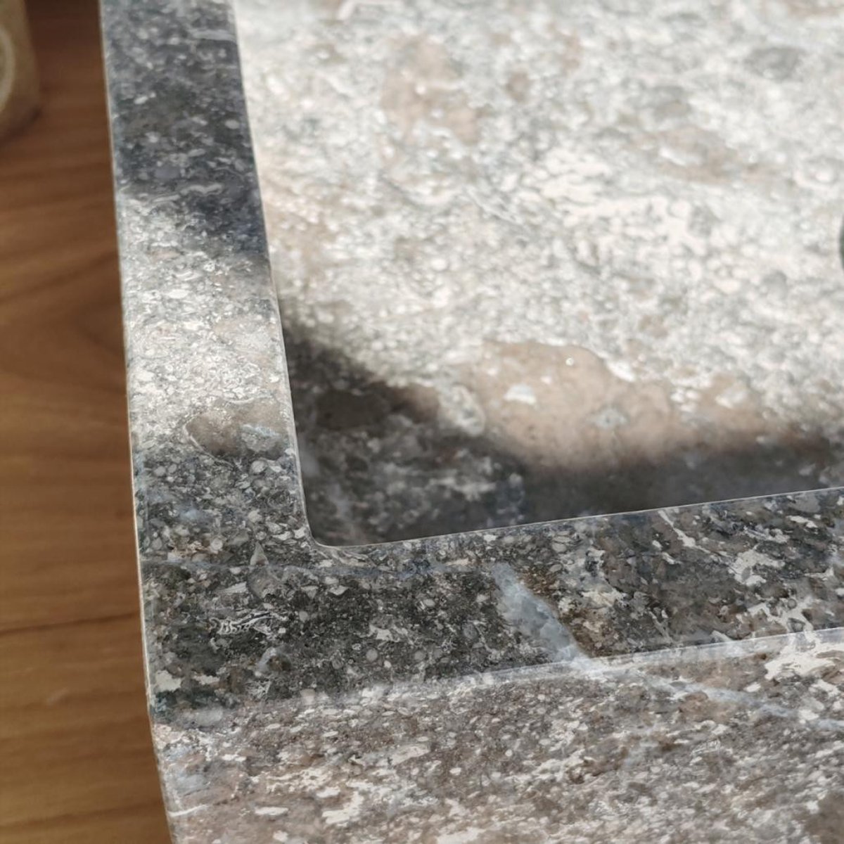 Vasque rectangle 30cm x 40 cm MILAN gris, WANDA COLLECTION