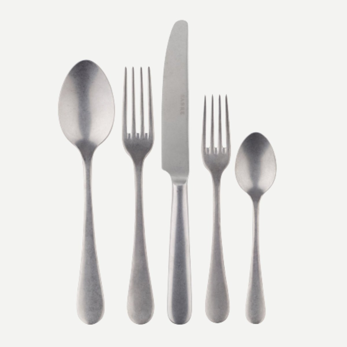Set de 5 couverts de table, Marius inox, SABRE