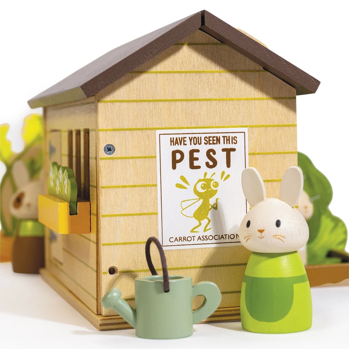 Le potager des lapins beige, TENDER LEAF TOYS