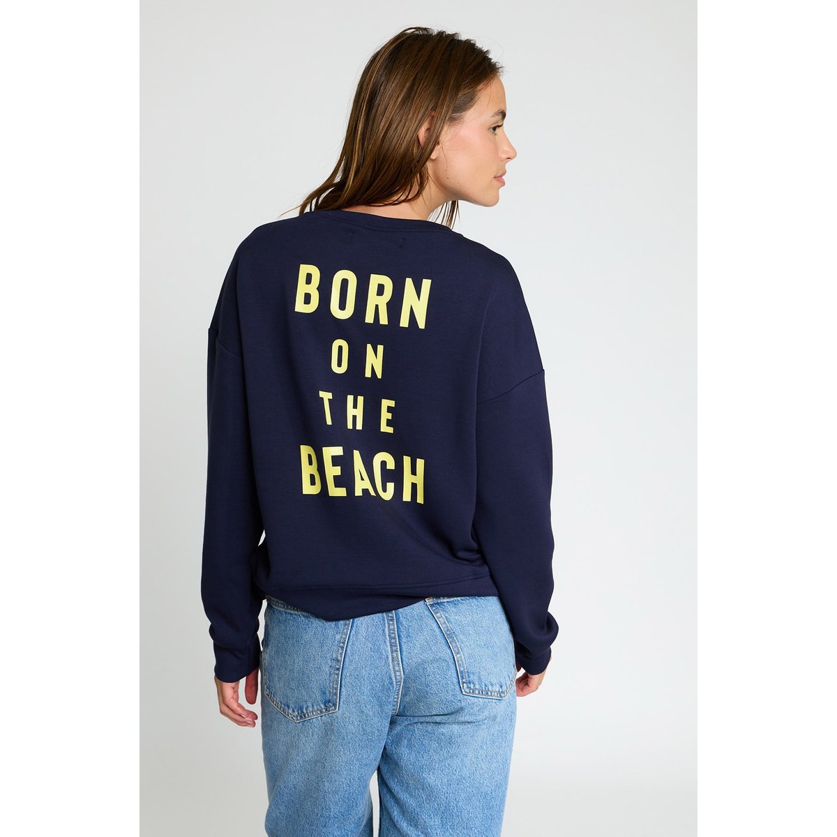 Sweatshirt Swanton - BAYJOY bleu marine, BANANA MOON
