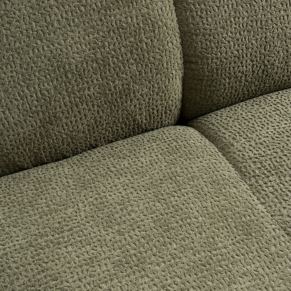 Draaifauteuil, reliëfstof, Nuria kakigroen , LA REDOUTE INTERIEURS
