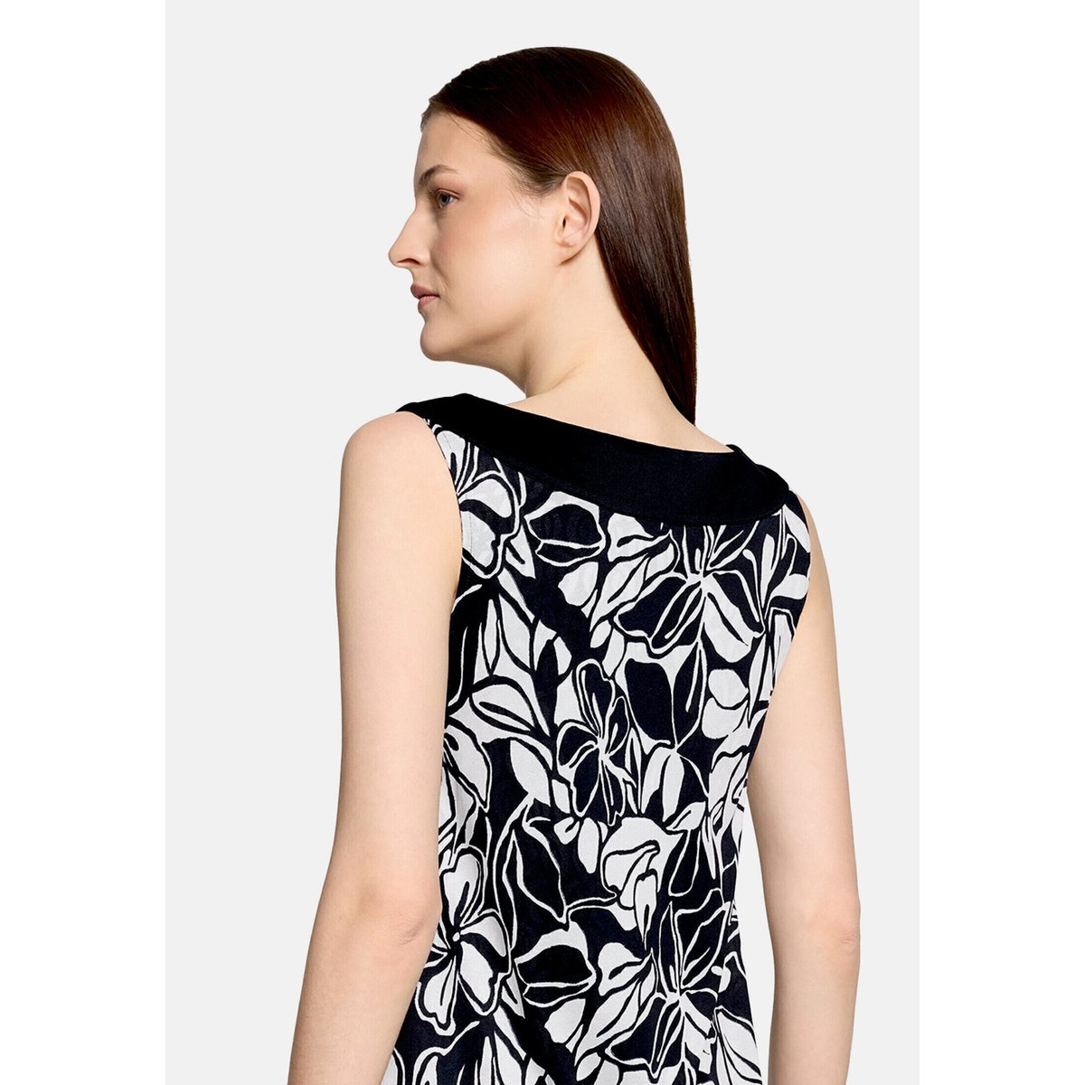 Robe en jersey sans manches bleu/blanc, BETTY BARCLAY