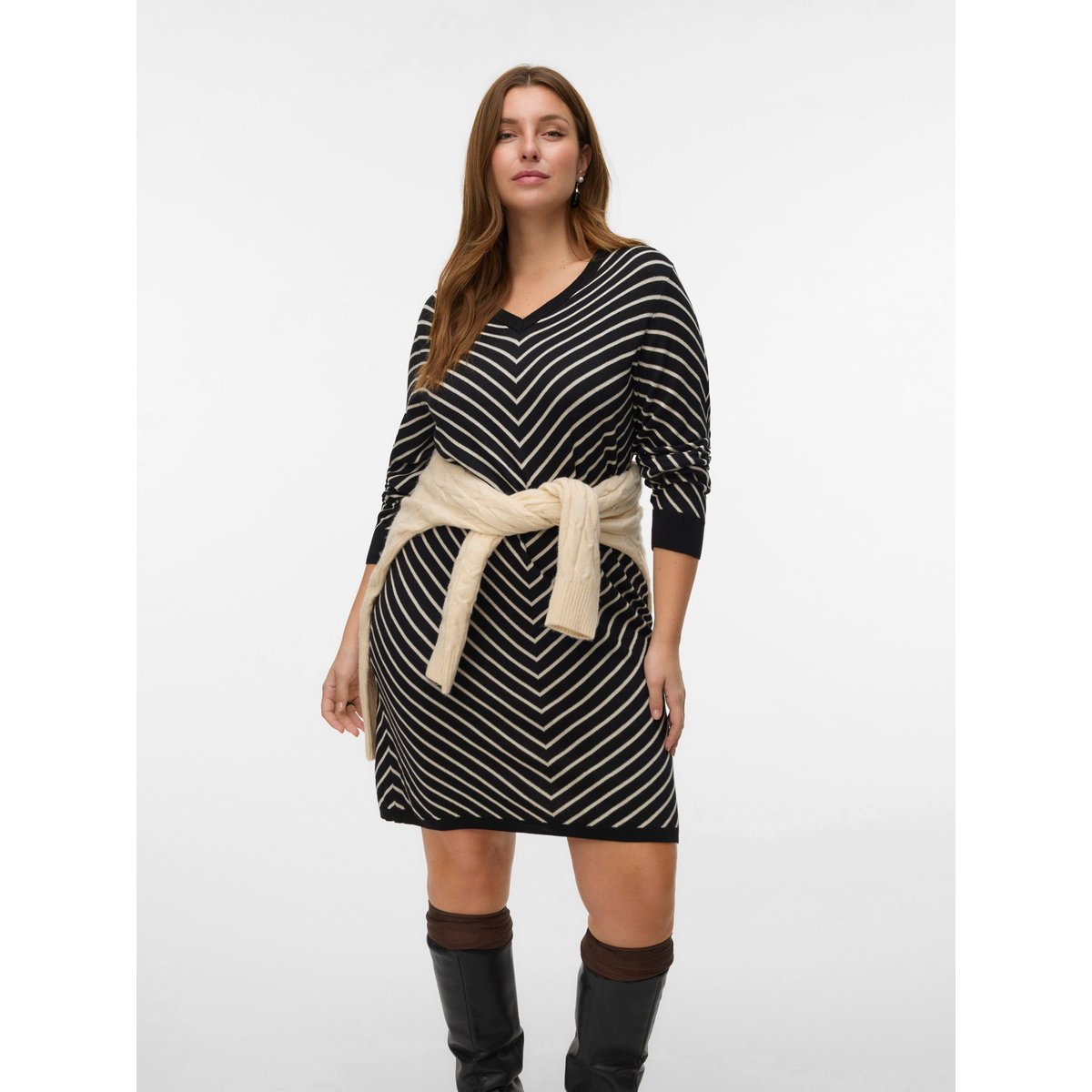 Robe En Maille noire - black, VERO MODA