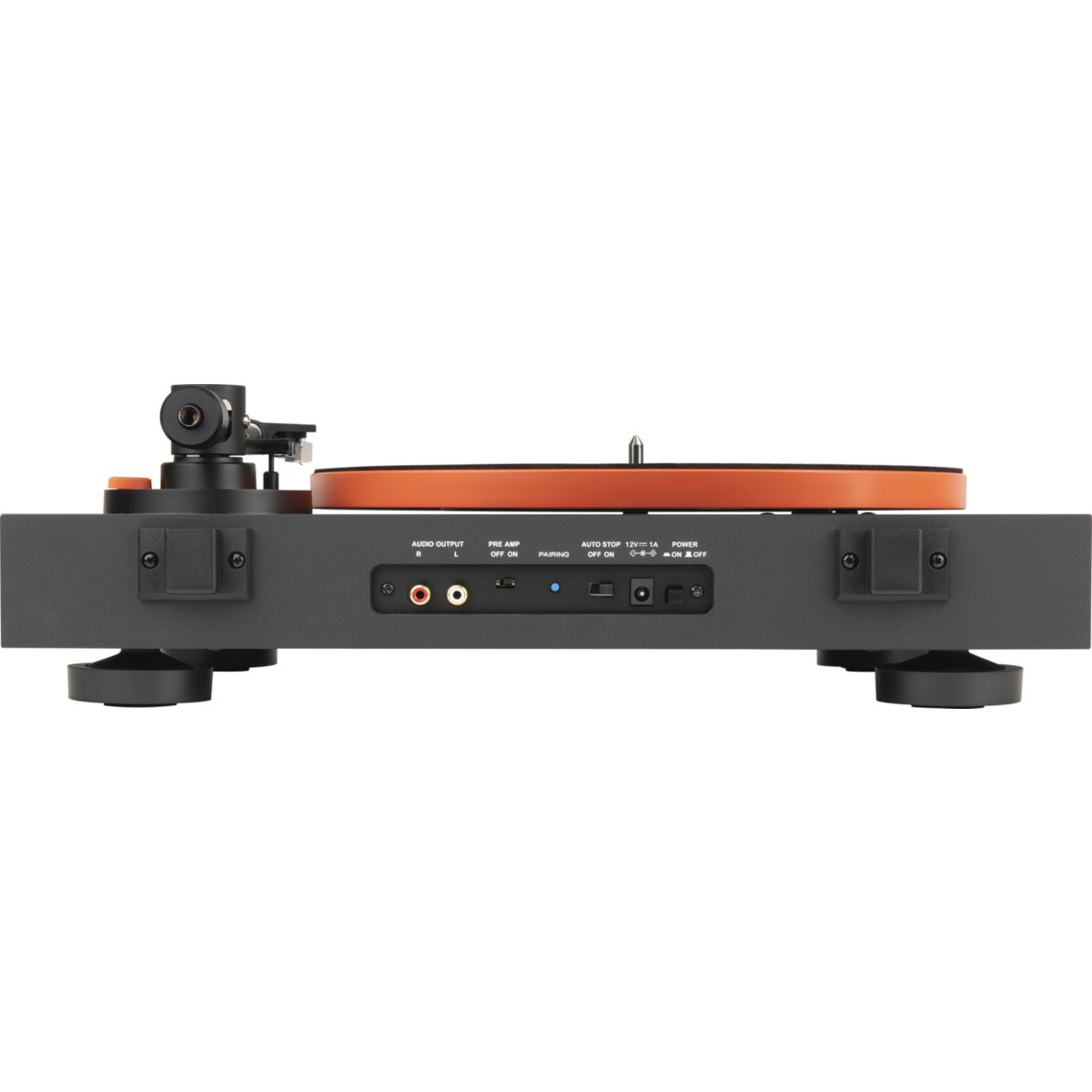 Platine vinyle Spinner BT noir noir et orange, JBL