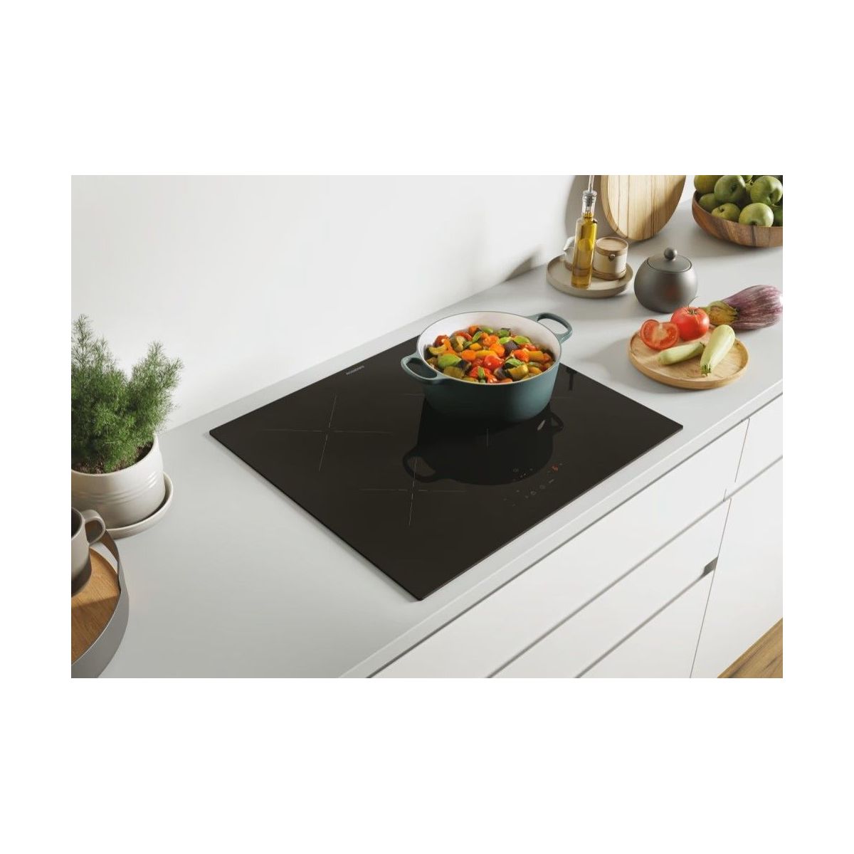 Plaque induction RICD36C3D/E1 couleur unique, ROSIERES