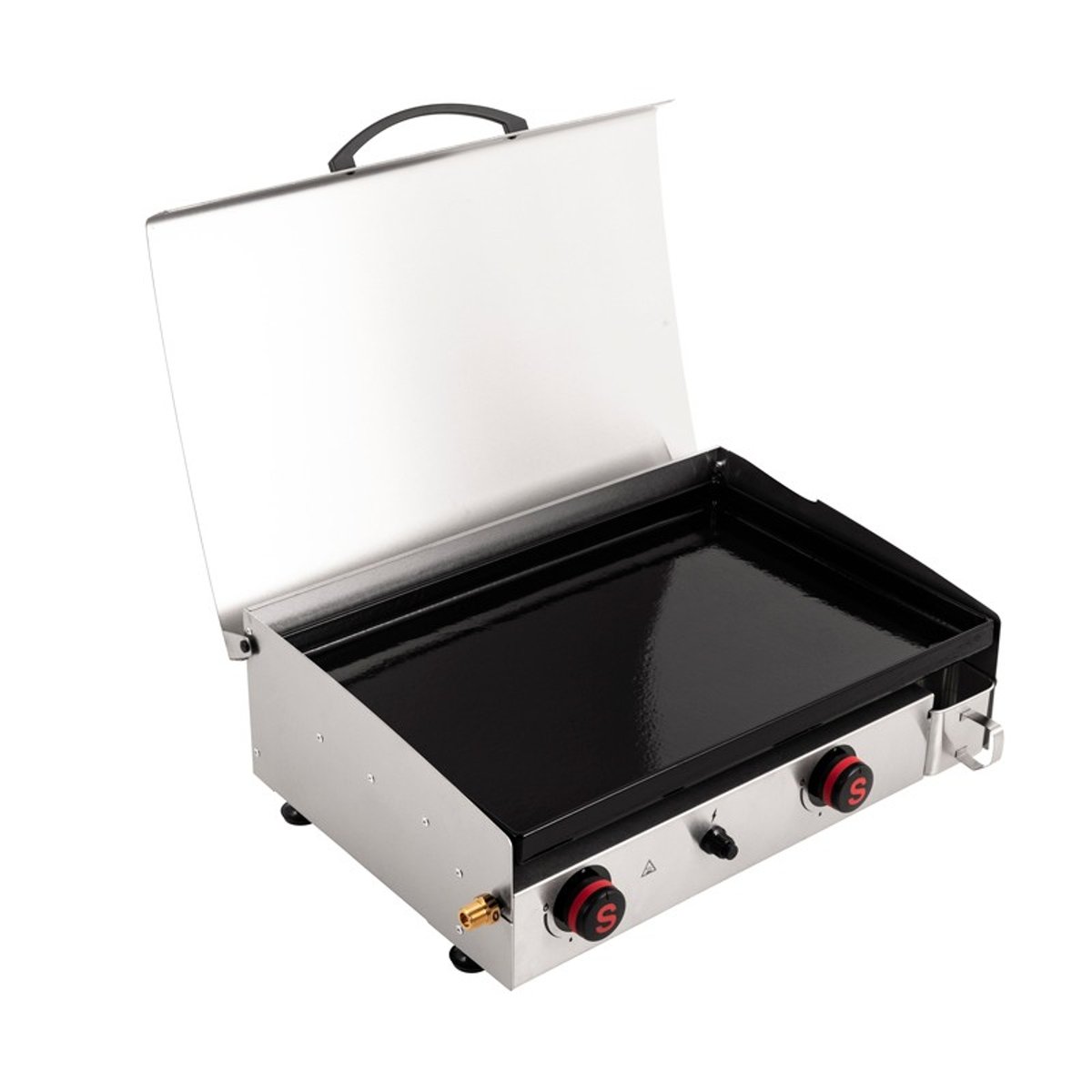 Plancha à gaz pour 12 convives incolore, gris argent, SOMAGIC