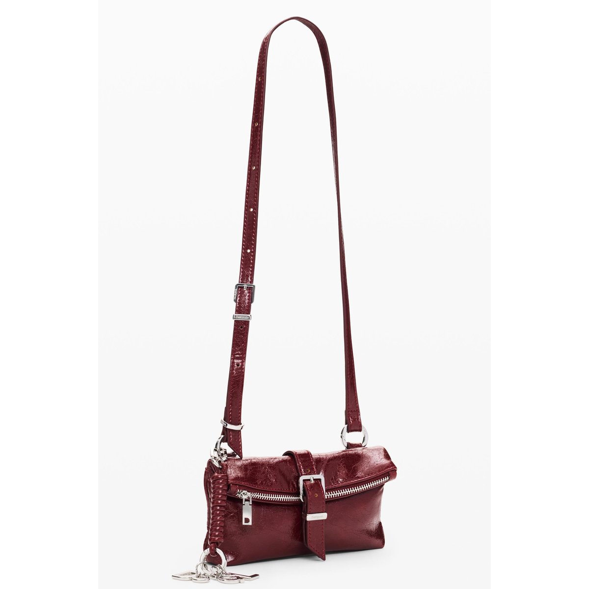 Grand Micro portefeuille pochette rouge, DESIGUAL