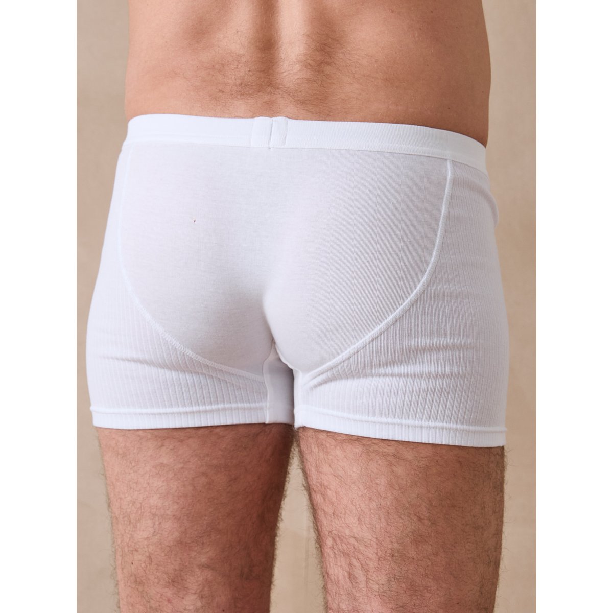 Lot de 4 boxers en coton blanc, DAXON
