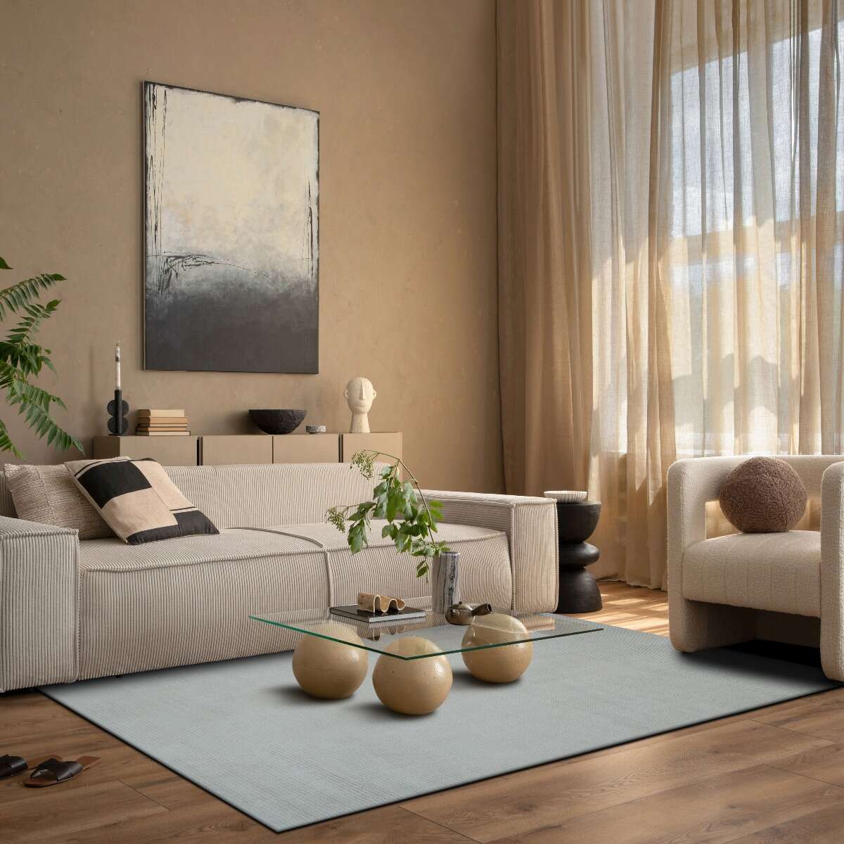 Tapis vintage SOYEUX VINTAGE ecru, THE DECO FACTORY