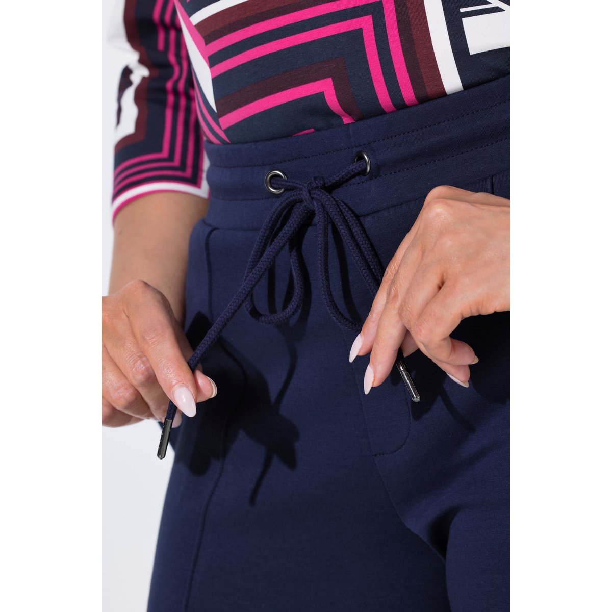 Pantalon point de Rome marine, ULLA POPKEN