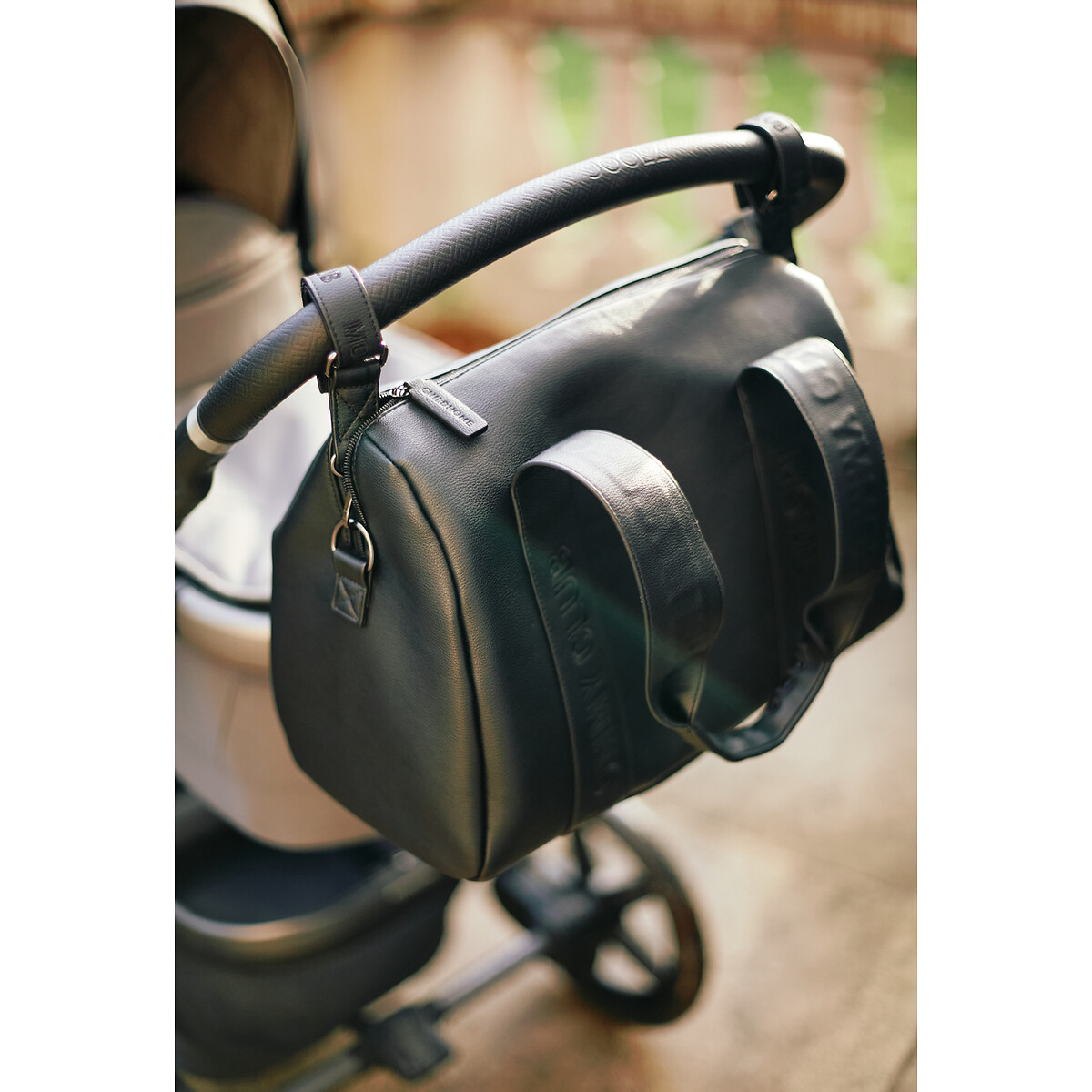 Sac à langer Mommy Club en simili CWMCSLBL noir, CHILDHOME