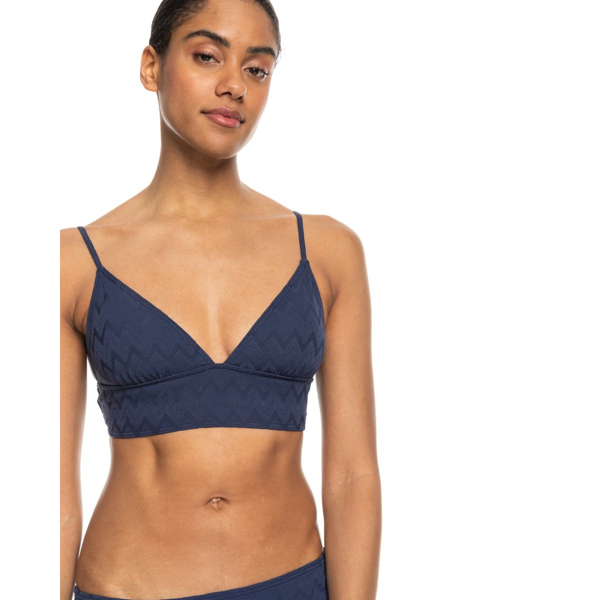 Haut de maillot tricolore CURRENT COOLNESS. gris naval academy, ROXY