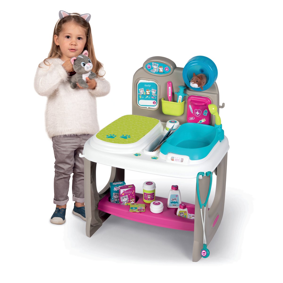 Centre veterinaire multicolore, SMOBY