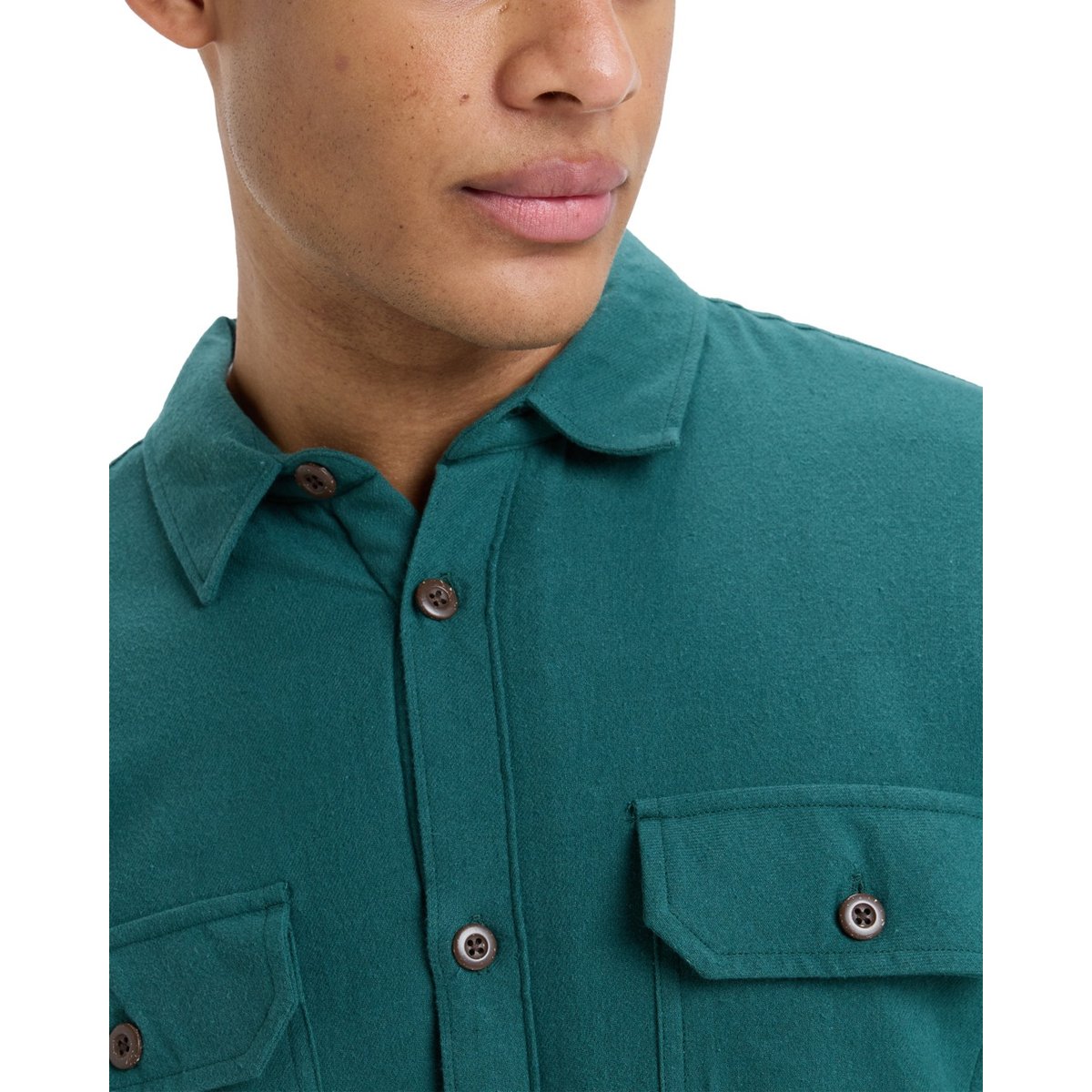Surchemise manches longues HUSSON SHERPA vert trekking green, QUIKSILVER