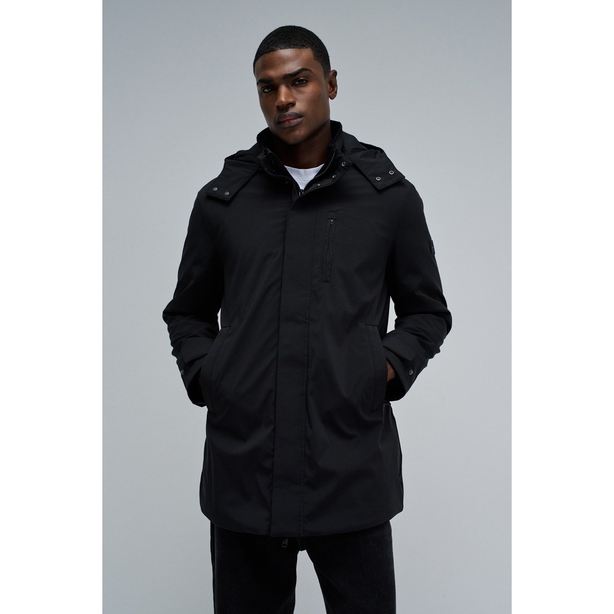PARKA IMPERMÉABLE noir, SALSA JEANS