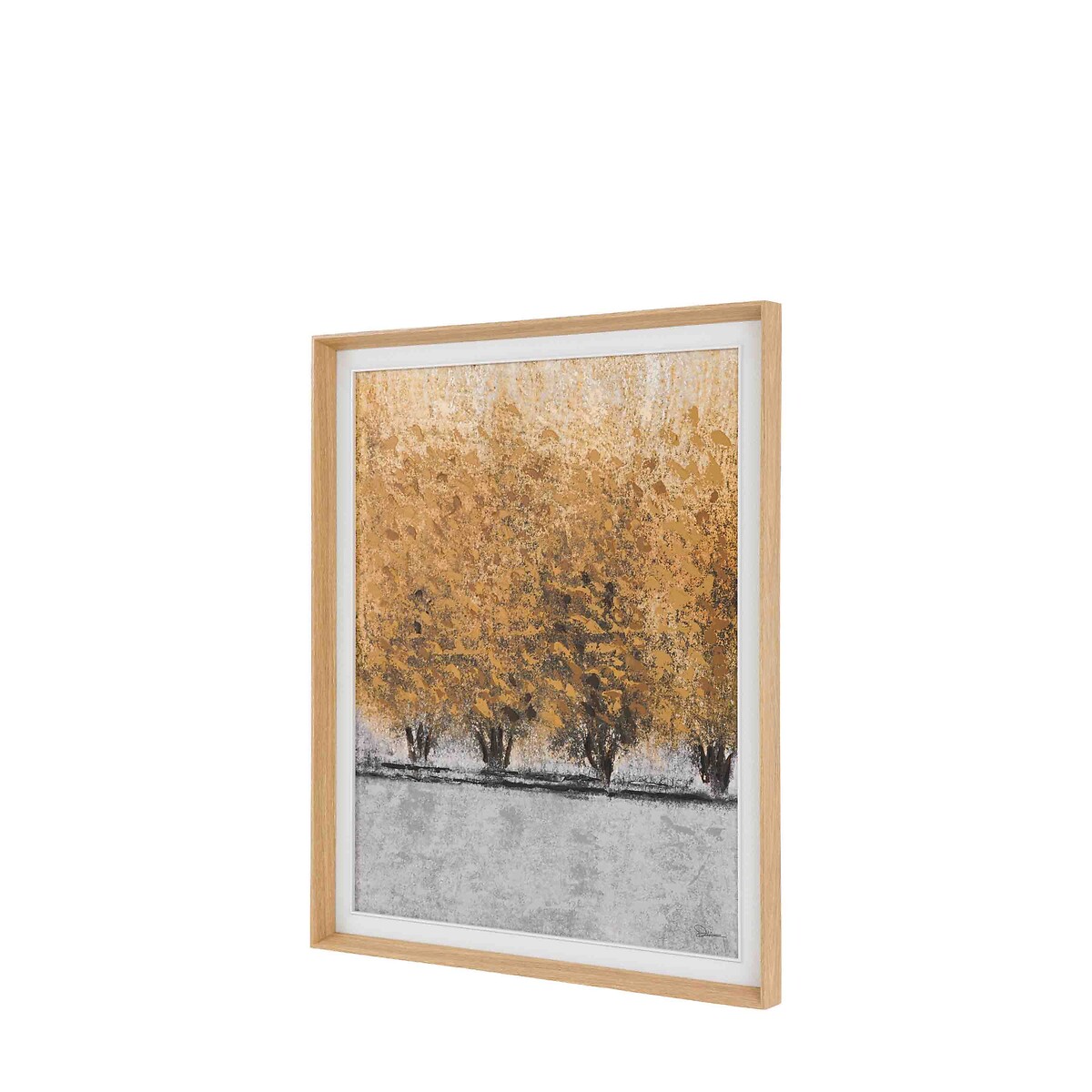 92x112cm Hint of Heat Framed Canvas brown , ÉDITÉ