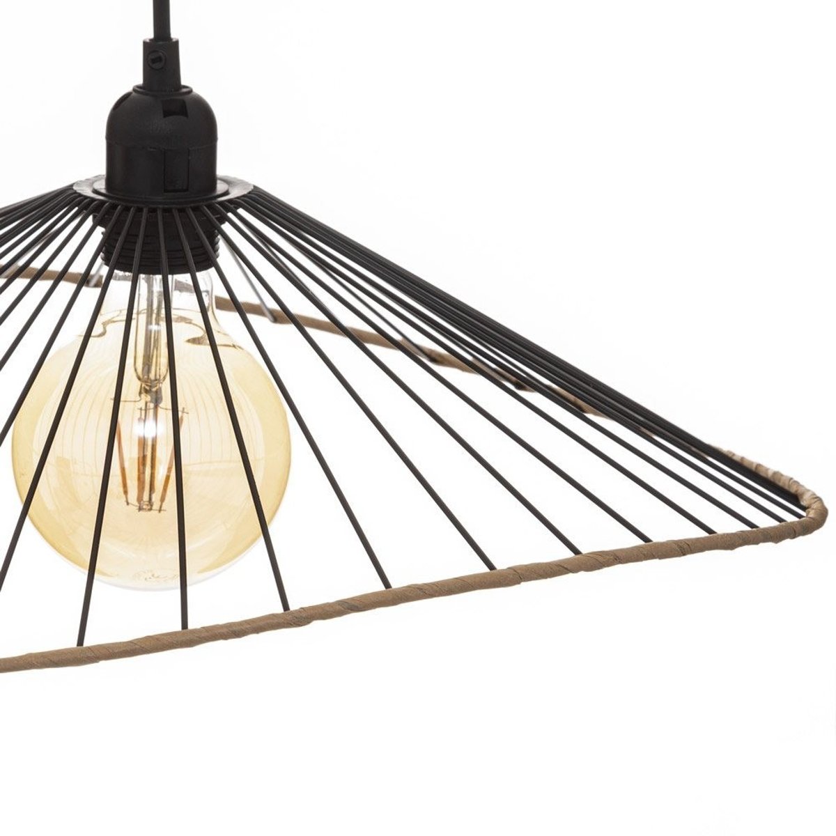 Suspension Métal Alara Noir D45 noir, ATMOSPHERA