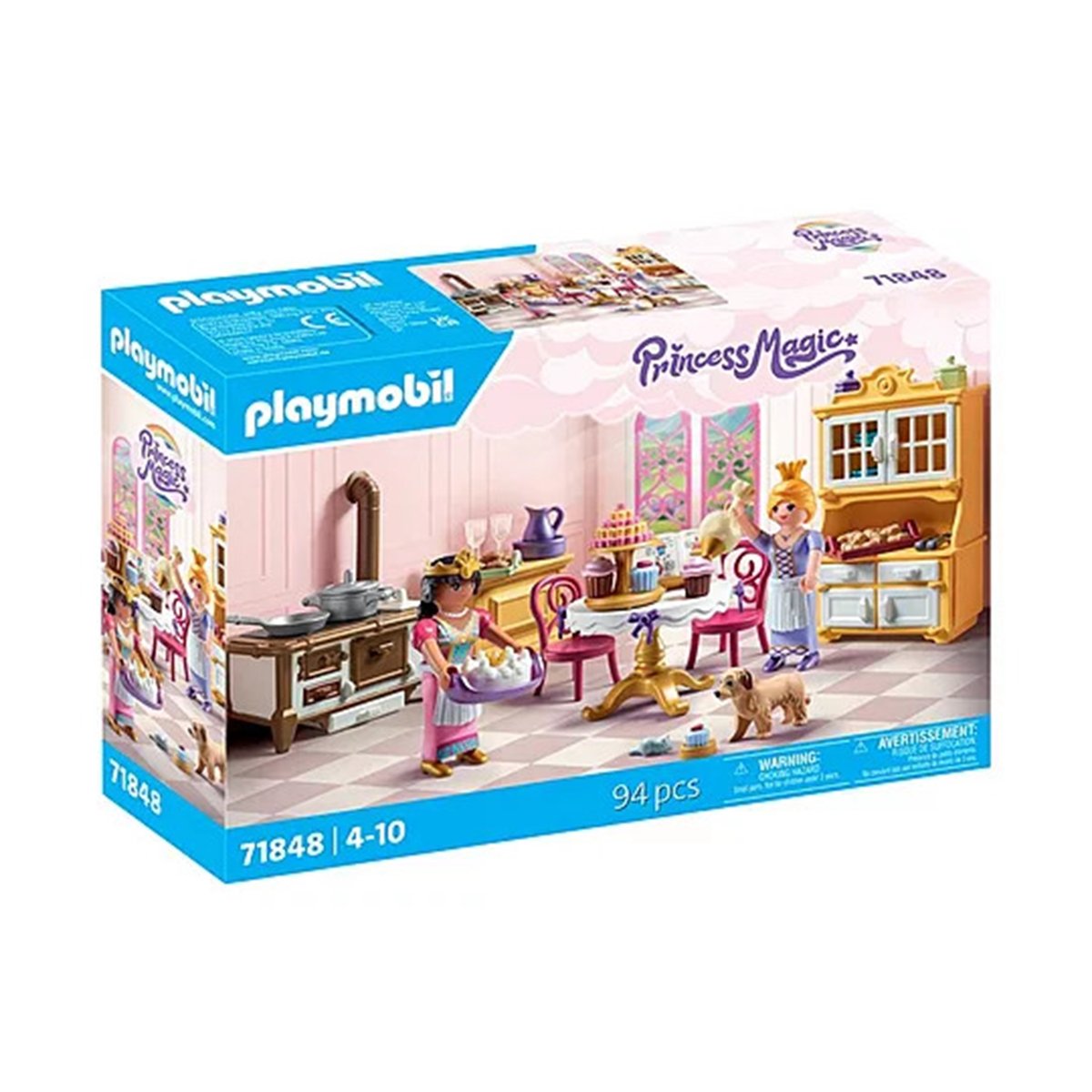 Cuisine royale avec pâtisseries et ustensiles multicolore, PLAYMOBIL
