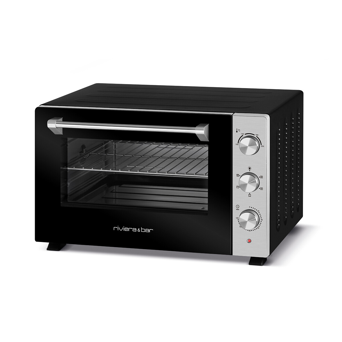 Mini four 60L QFR600 noir/inox, RIVIERA & BAR