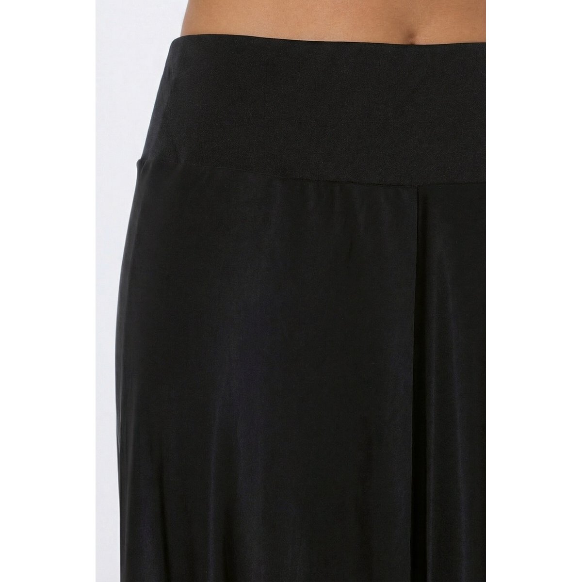 Jupe maxi extensible noir, ULLA POPKEN