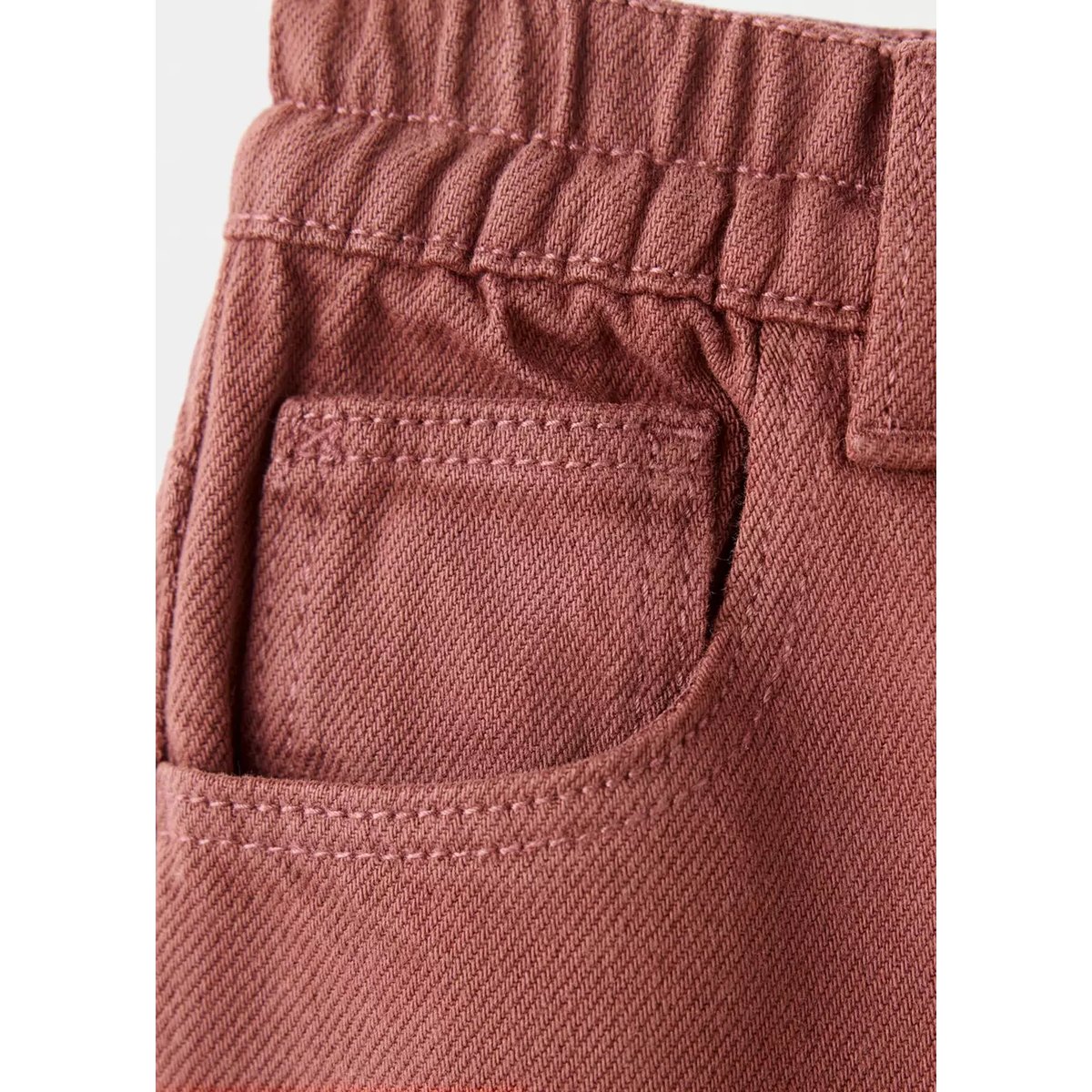 Jean taille élastique lie de vin, MANGO BABY