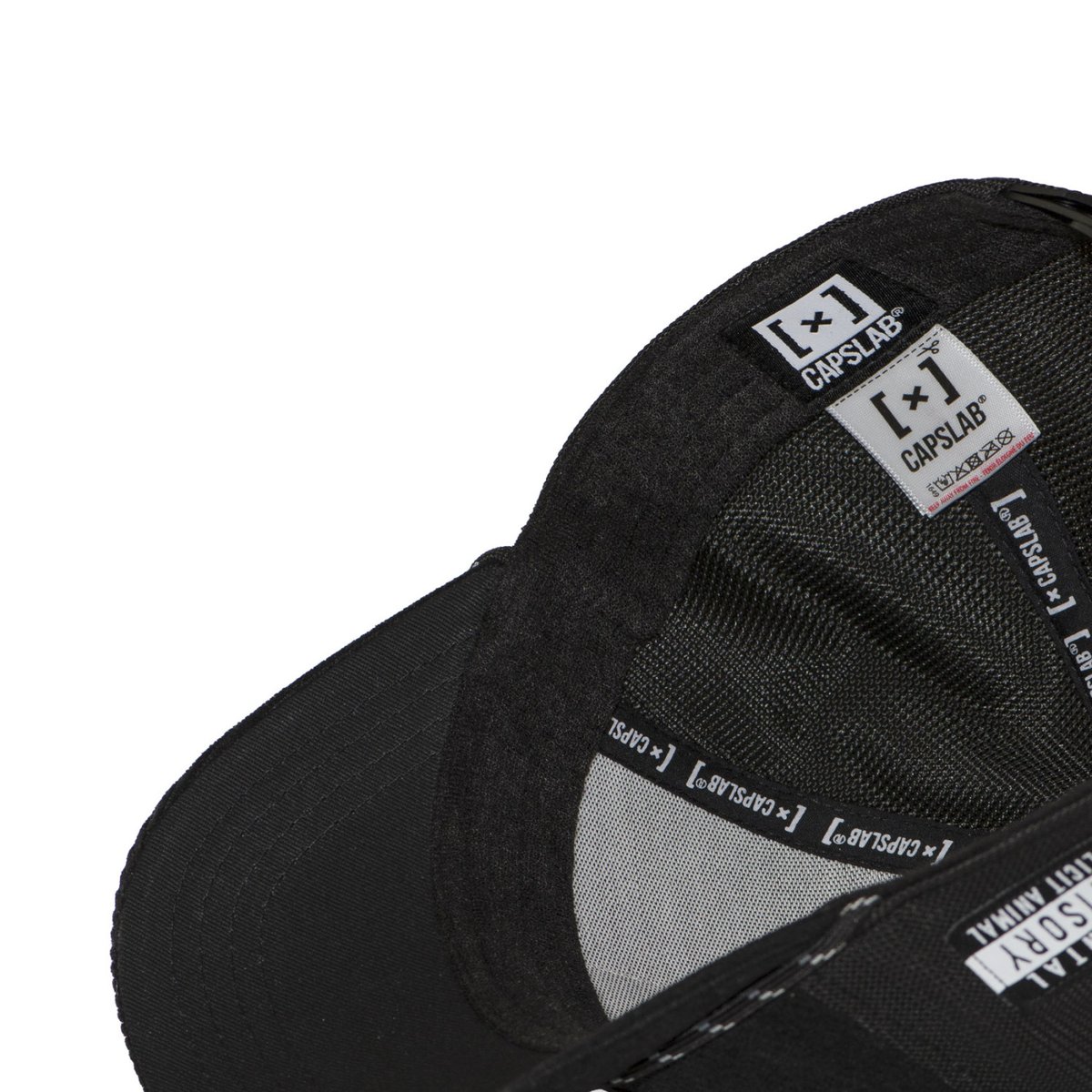 Casquette trucker Hip Hop noir/blanc/marron, CAPSLAB