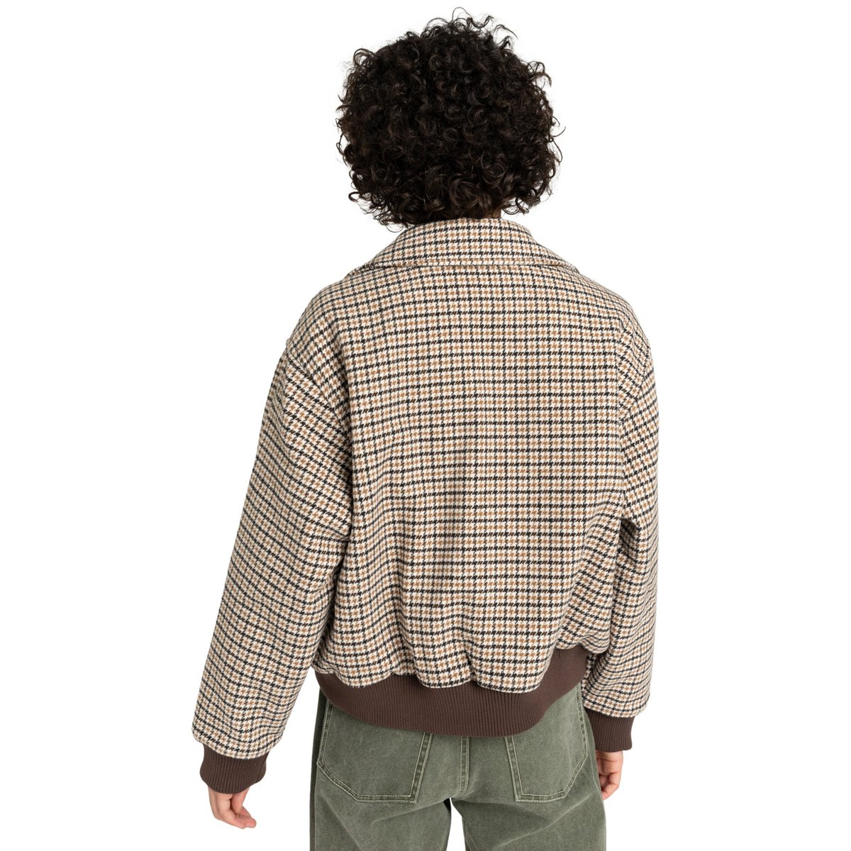 Veste bomber DOGTOOTH BOMBER W marron dogtooth java, ELEMENT