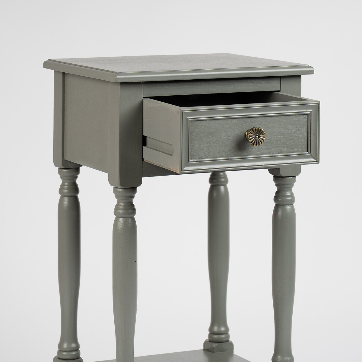 Amia Side Table with Drawer grey, SO'HOME