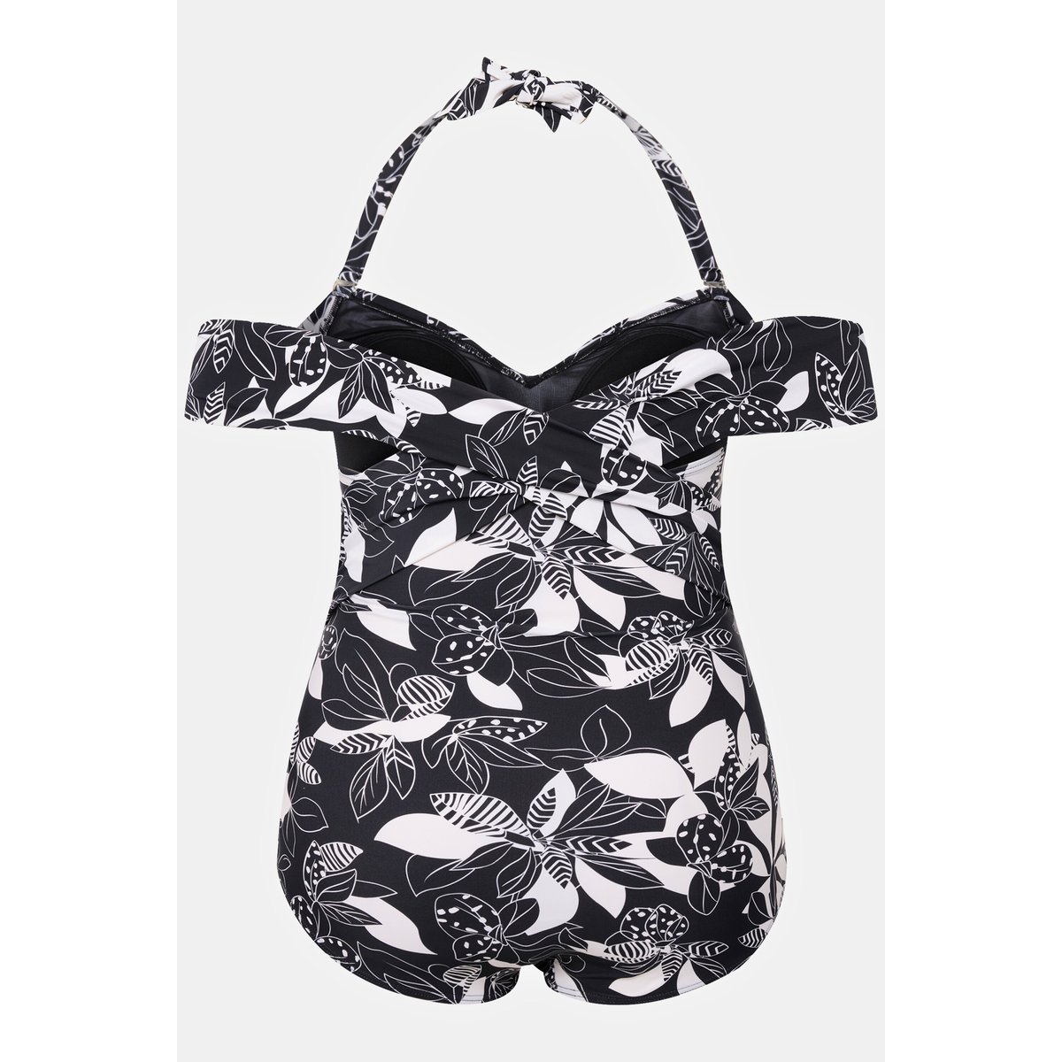 Maillot de bain avec bonnets souples. noir, ULLA POPKEN
