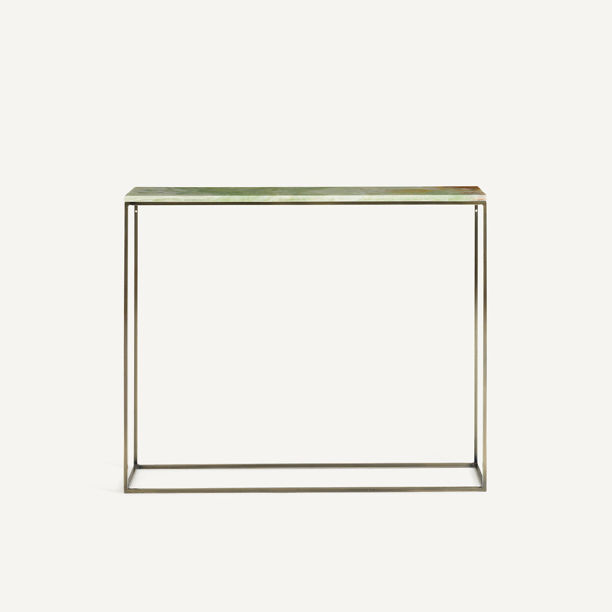Mahaut Jade and Metal Console Table jade green, AM.PM
