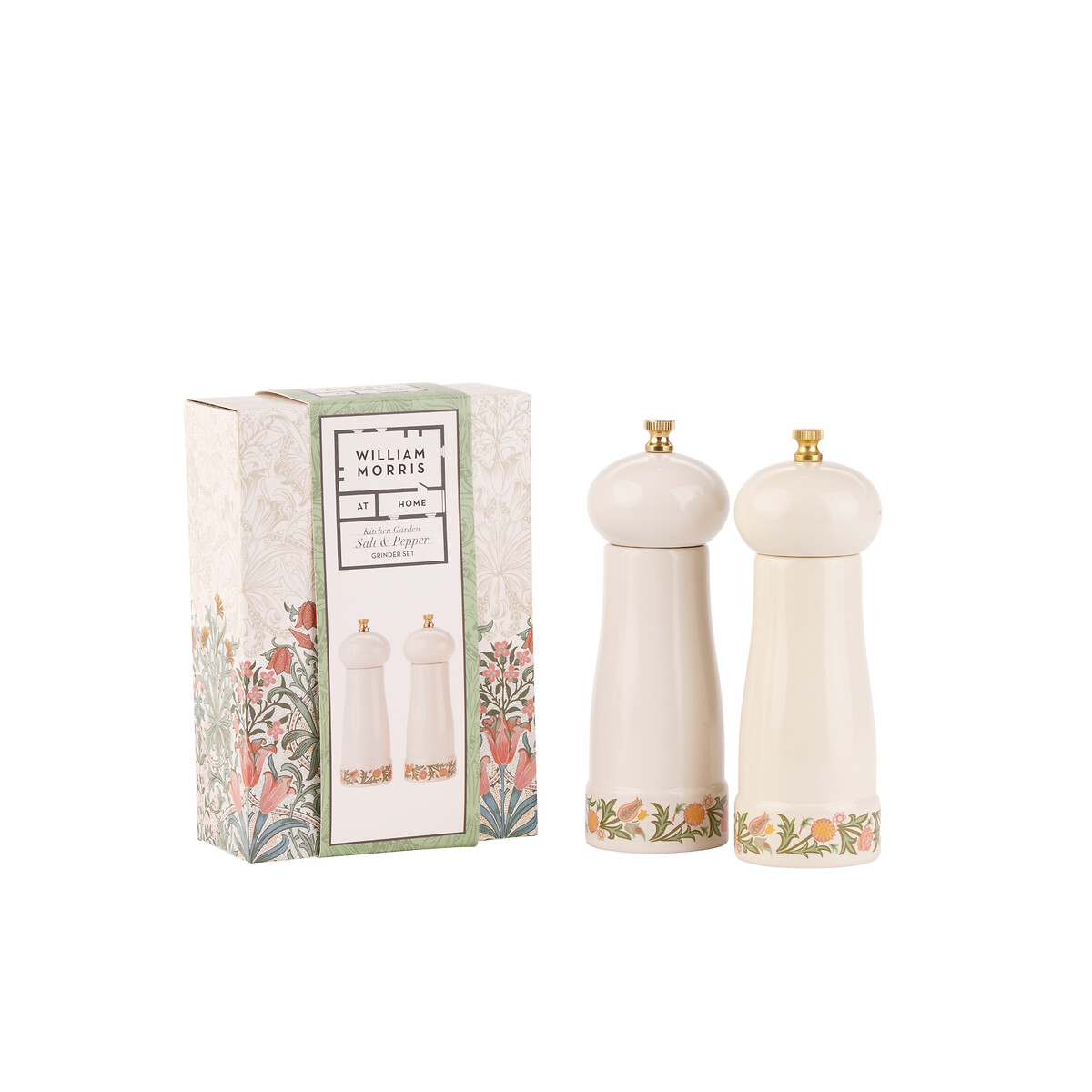 Kitchen Garden Salt & Pepper Grinder Set multi-coloured, WILLIAM MORRIS AT HOME