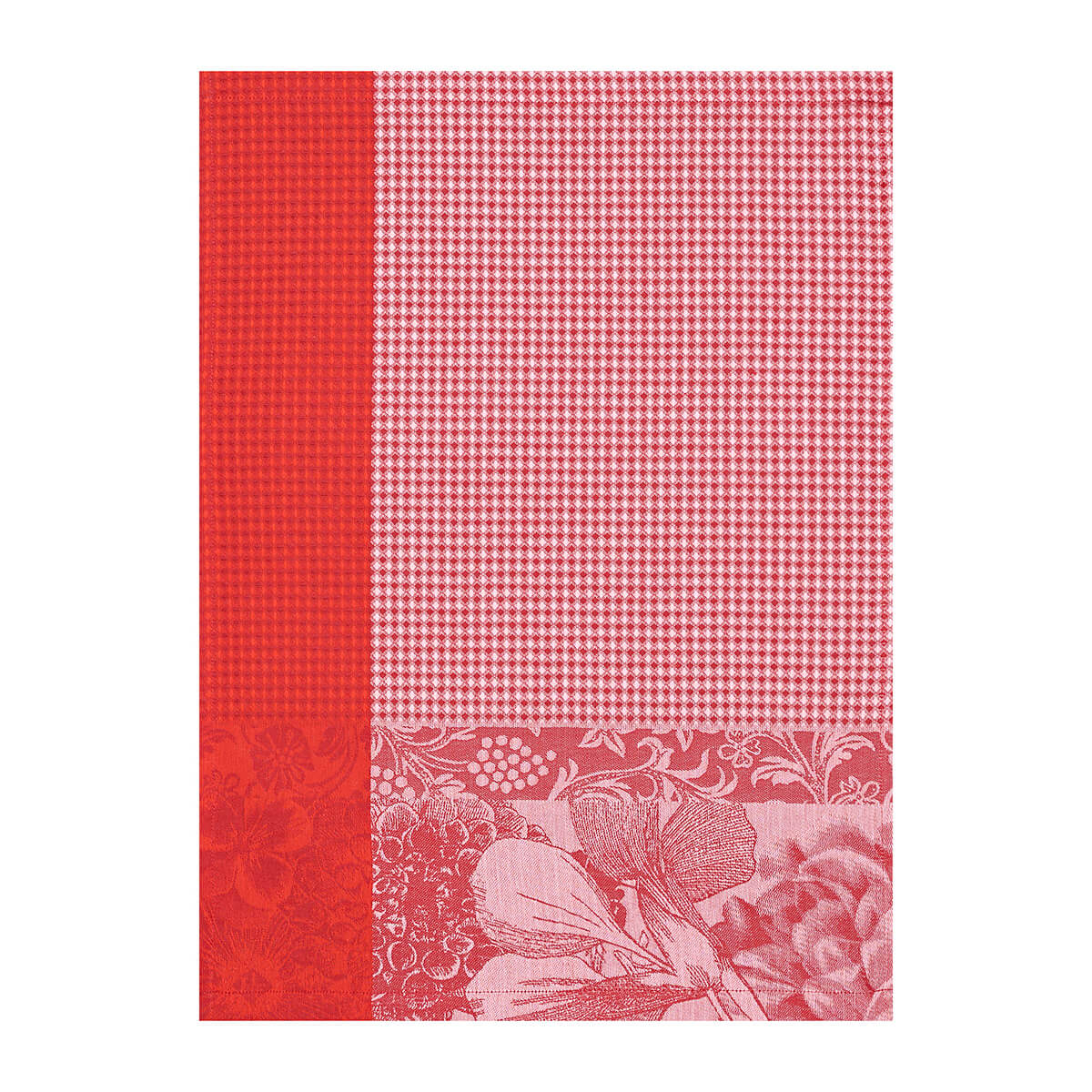 Essuie-mains en Coton, FLEURS À CROQUER fleur, LE JACQUARD FRANCAIS