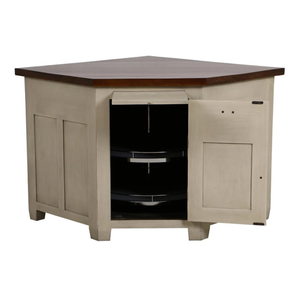 Meuble de cuisine bas d'angle - BROCANTE beige, INTERIOR'S
