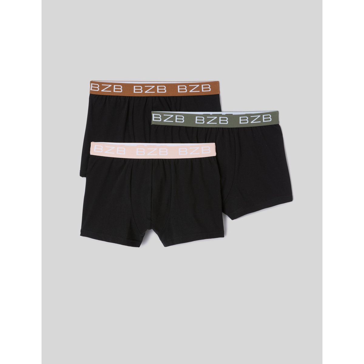 Lot de 3 boxers camel, BZB