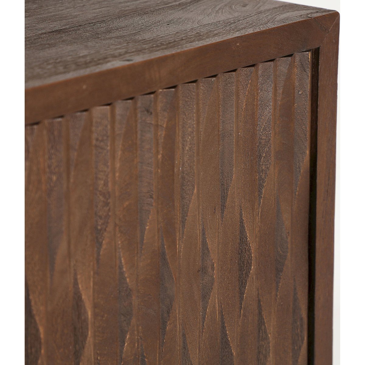 Buffet en bois de manguier sculpté marron, RECOLLECTION
